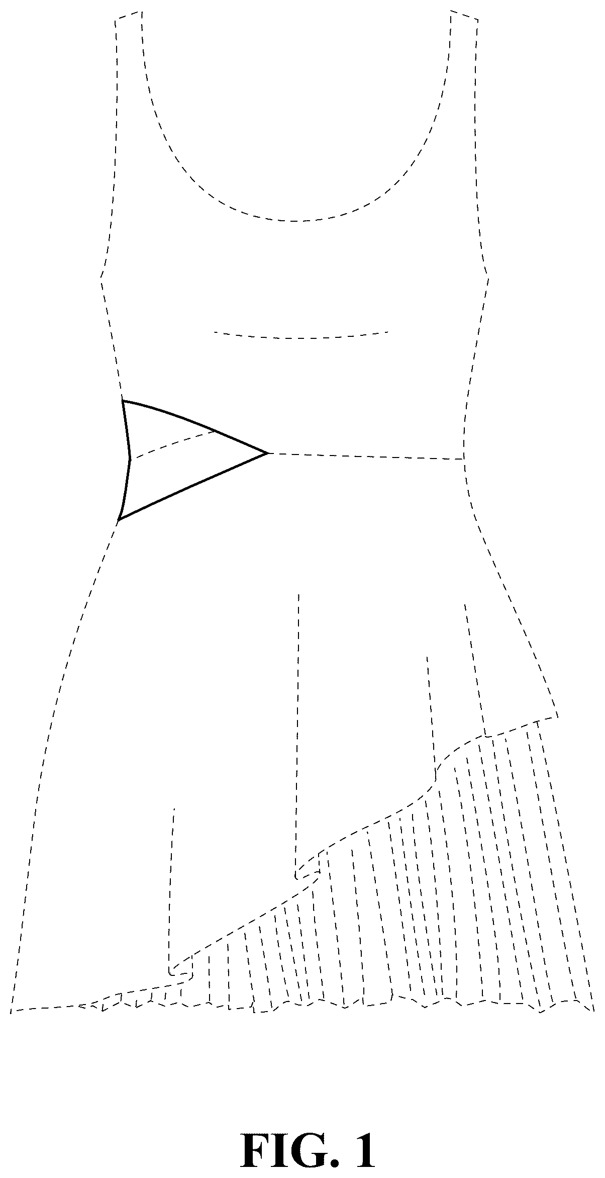 Patent USD1077420 Figure 1 – Garment