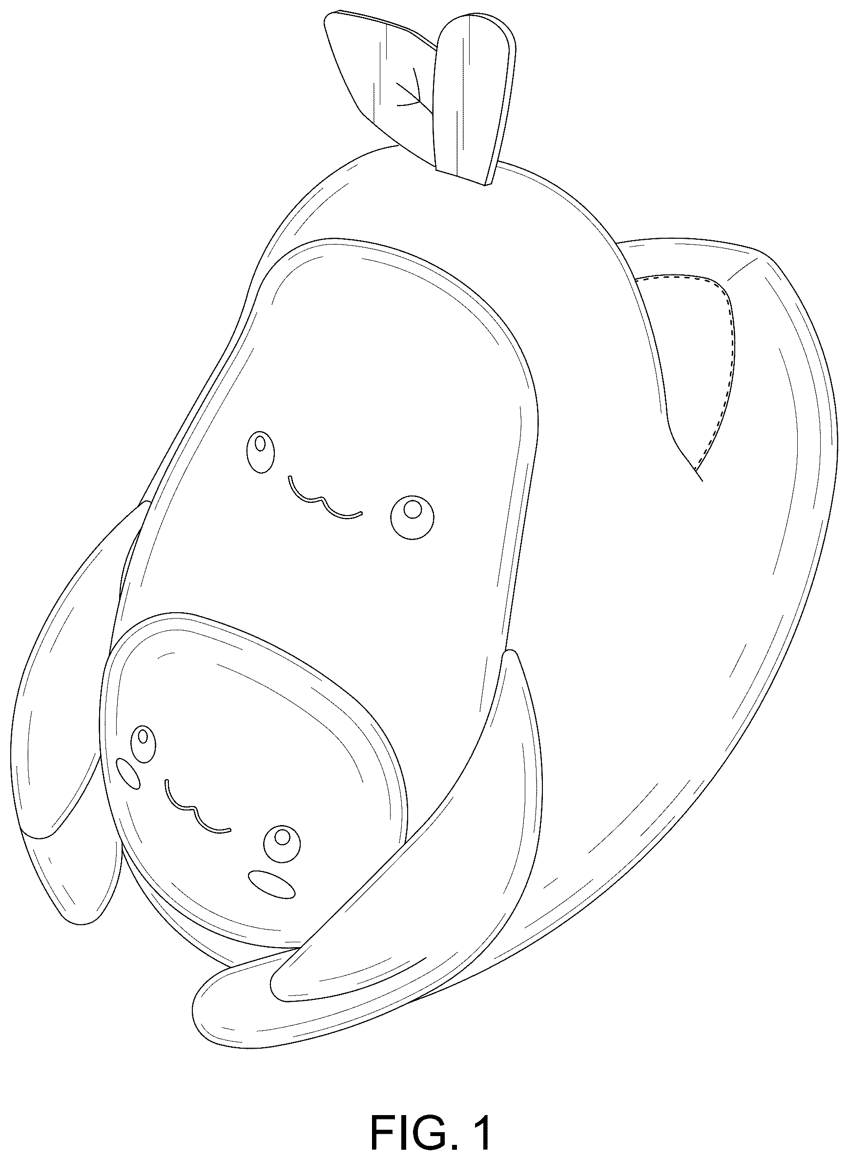 Patent USD1077423 — Slipper — Figure 1