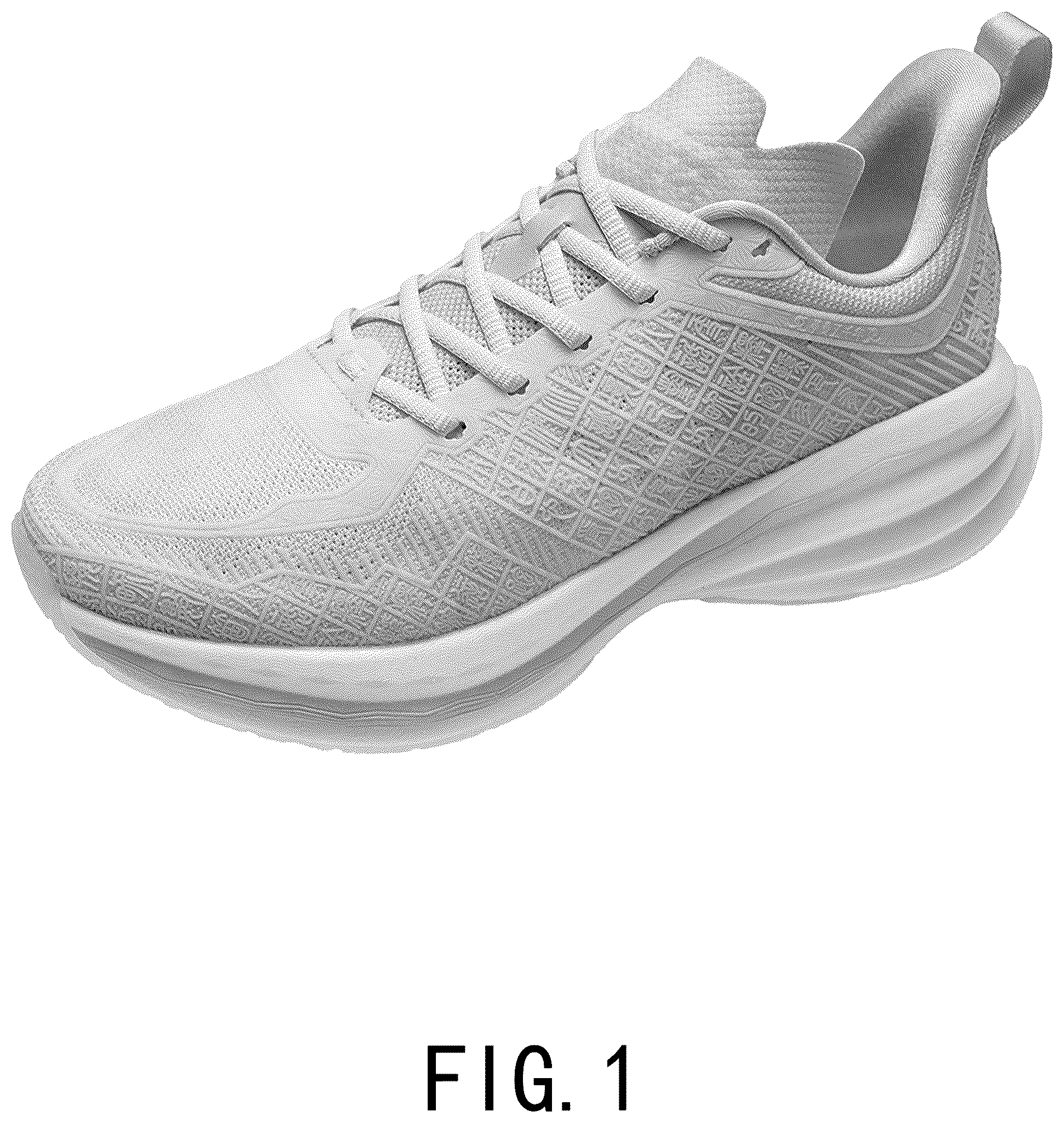 Patent USD1077426 Figure 1 – Sports shoe