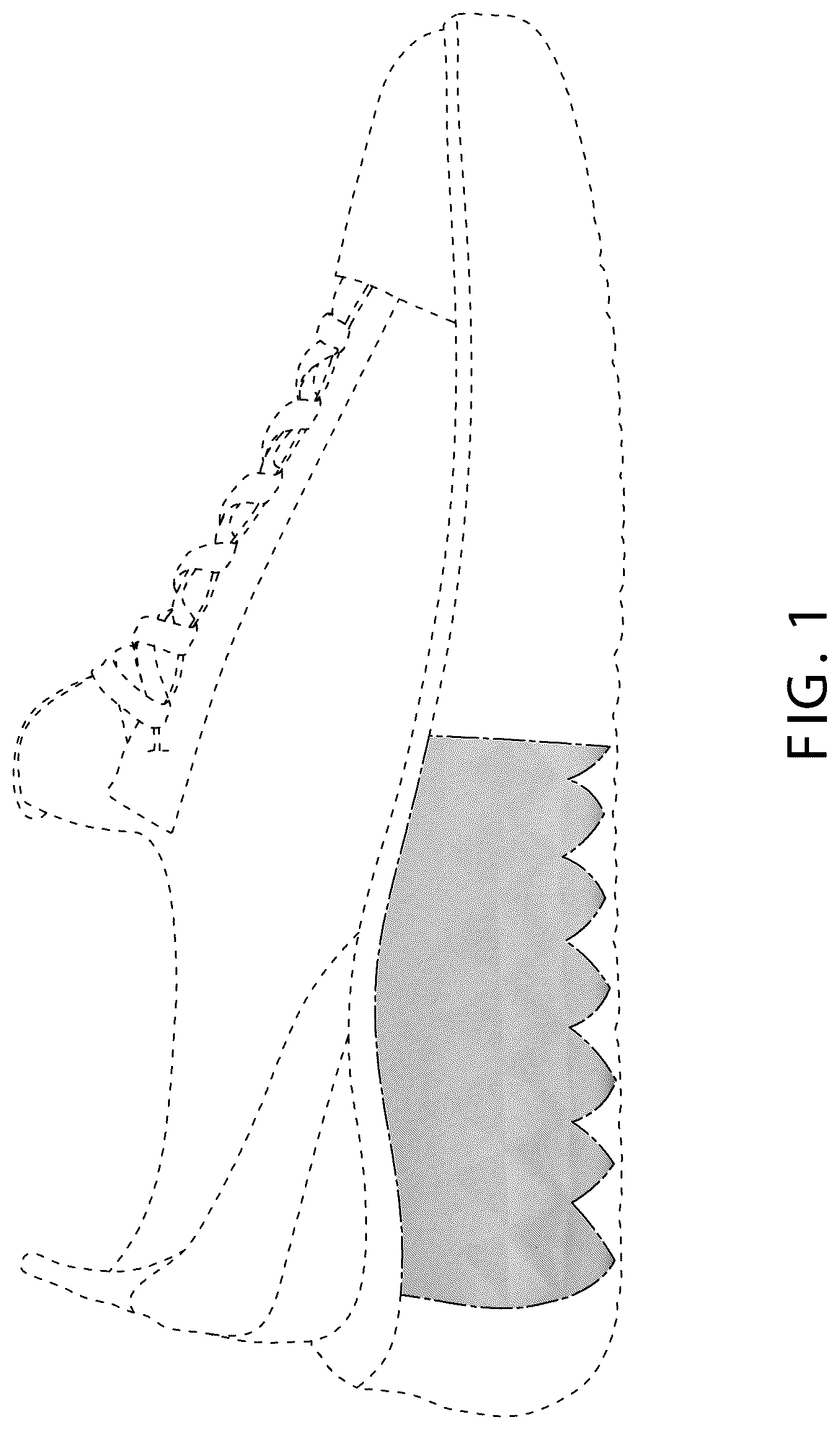 Patent USD1077430 — Shoe sole — Figure 1