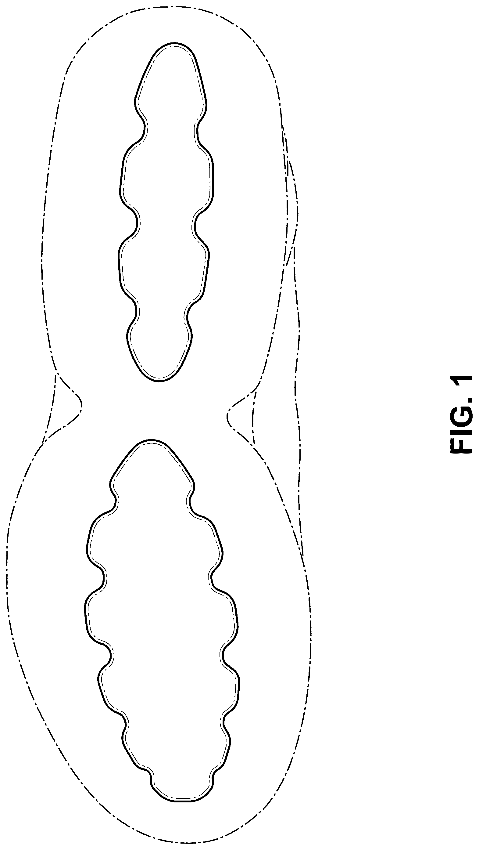 Patent USD1077439 Figure 1 – Shoe