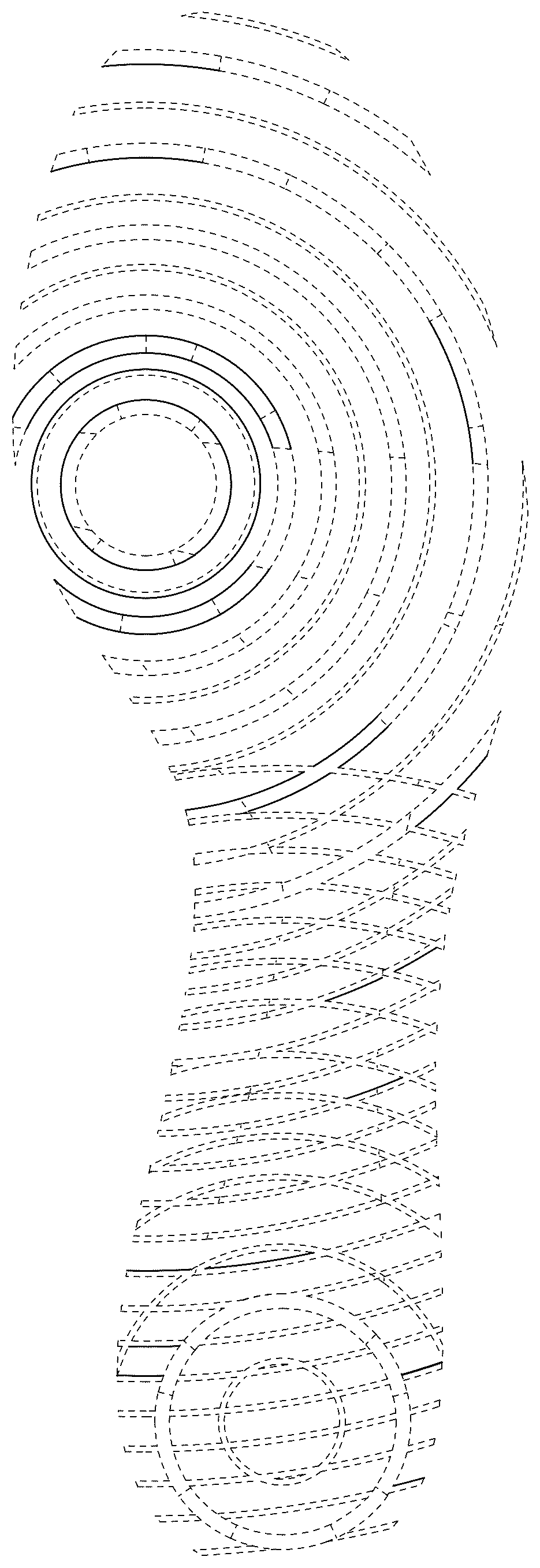 Patent USD1077444 Figure 1 – Shoe sole