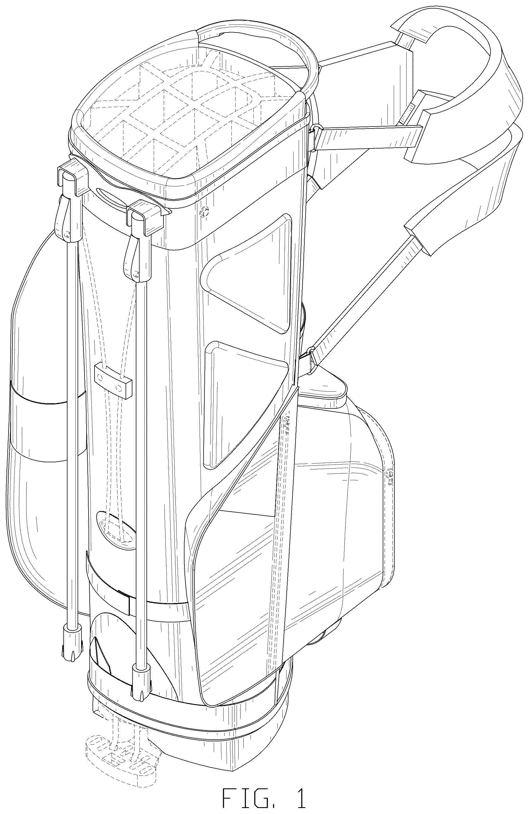 Patent USD1077467 — Golf bag — Figure 1