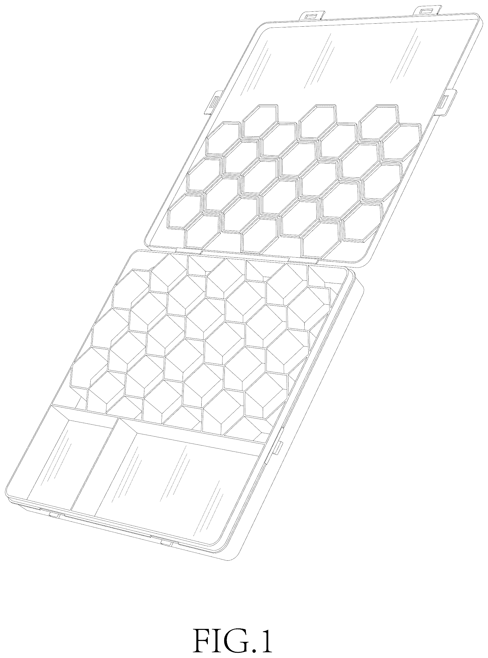 Patent USD1077471 Figure 1 – Storage box