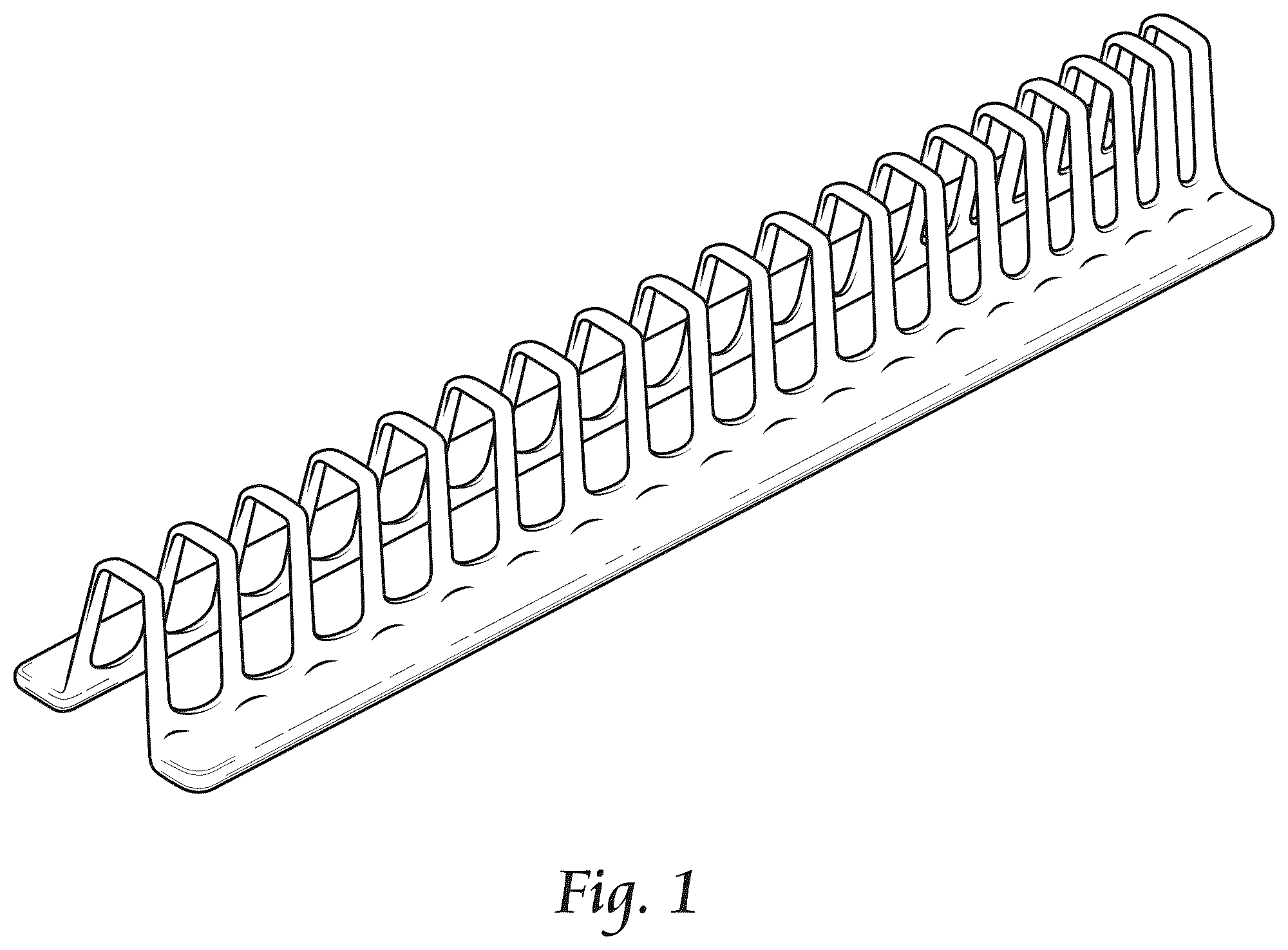 Patent USD1077475 Figure 1 – Pliers rack