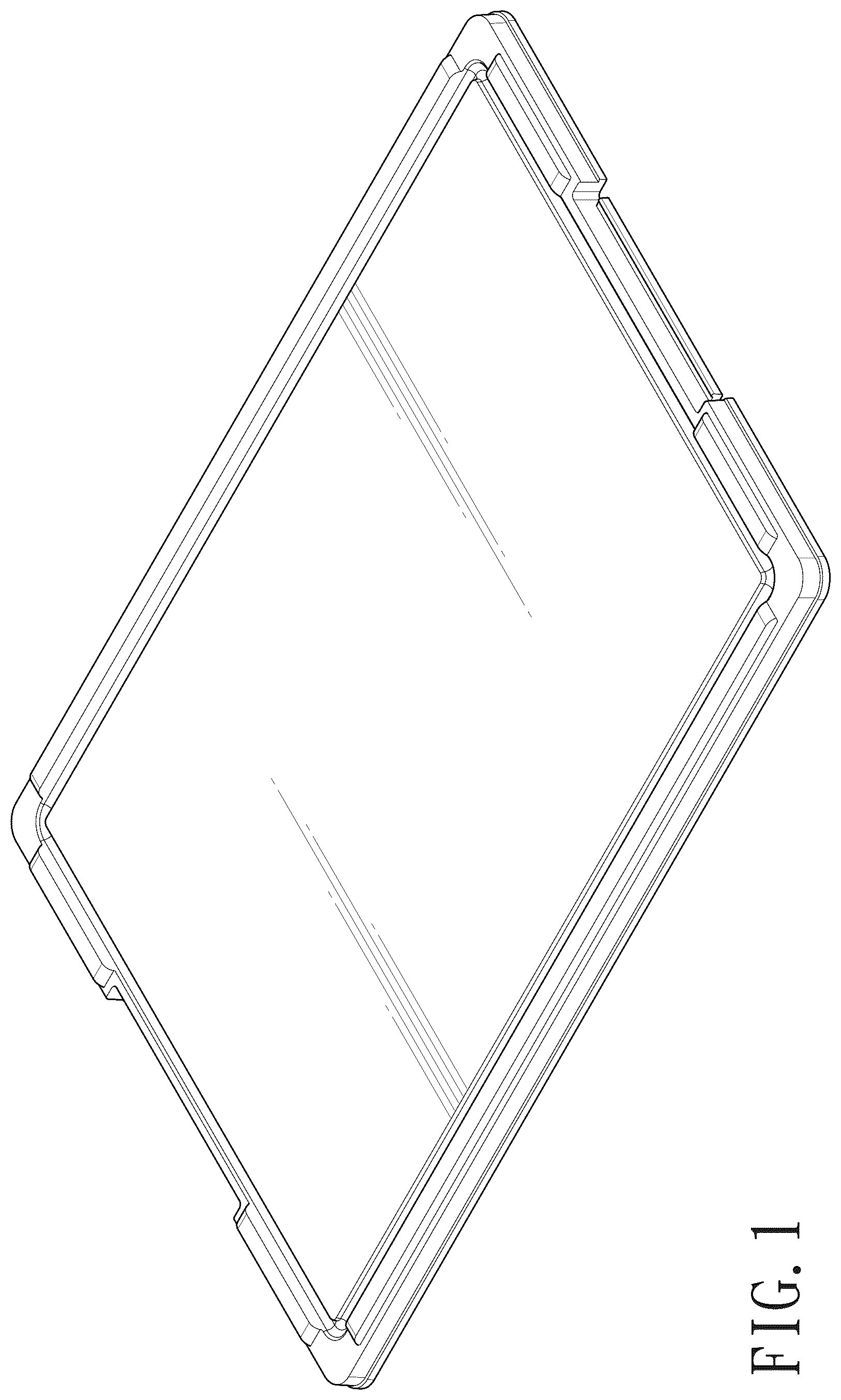 Patent USD1077479 — Lid for storage box — Figure 1