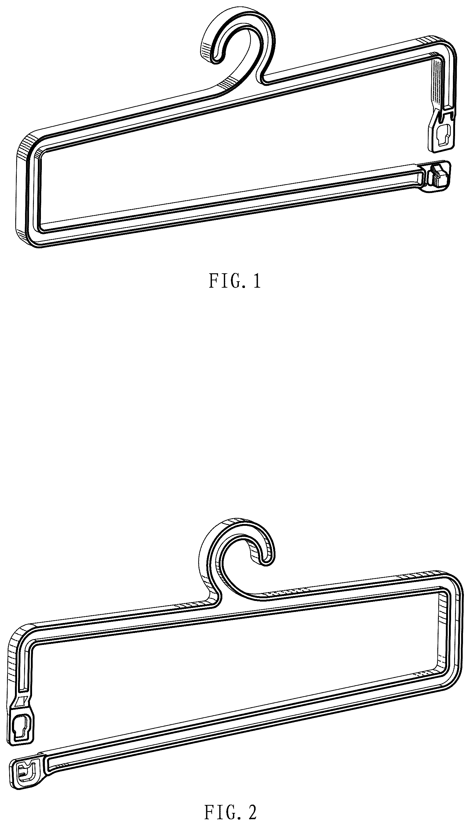 Patent USD1077489 — Locking wrap hanger — Figure 1