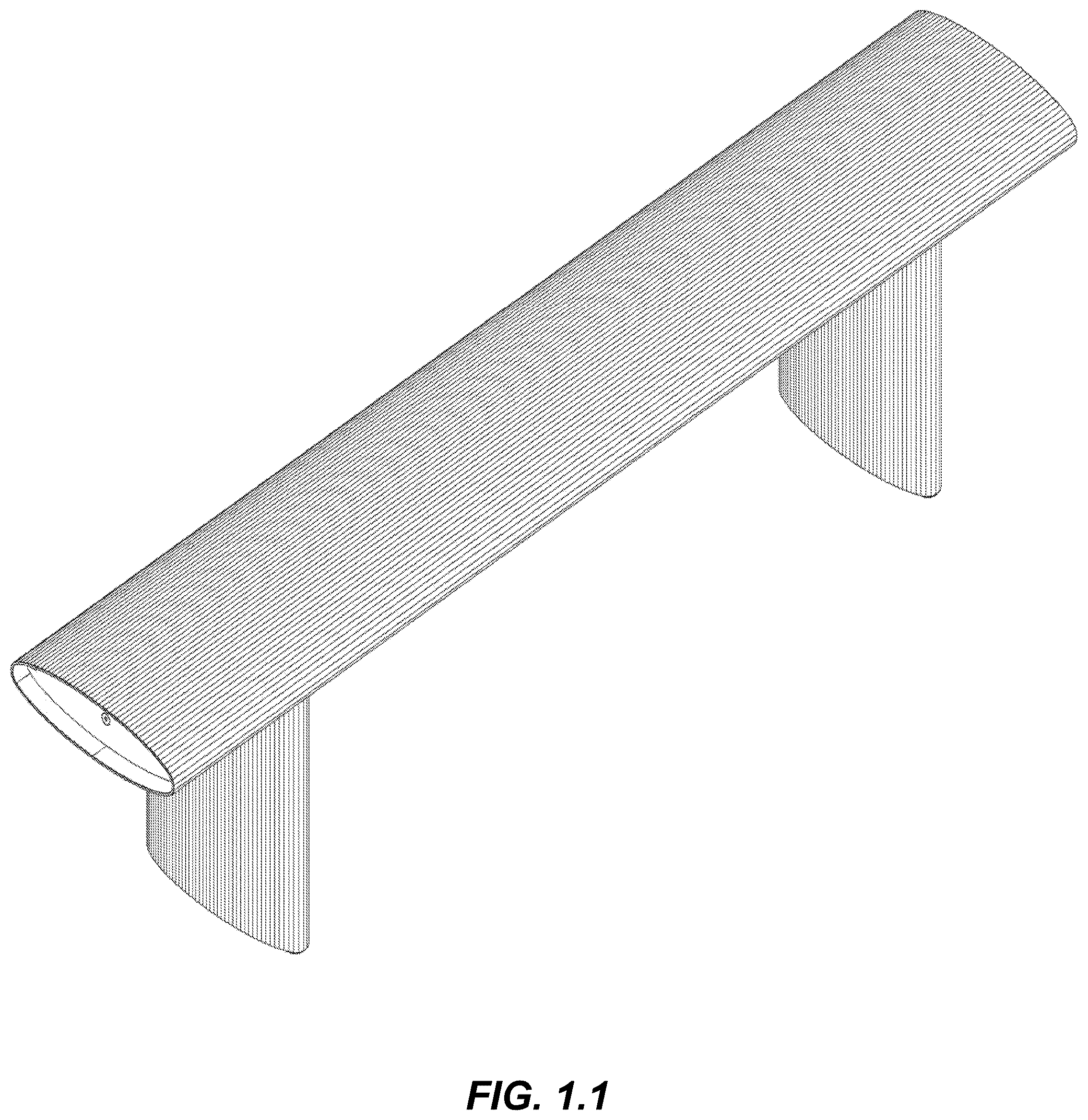 Patent USD1077492 — Outdoor bench — Figure 1