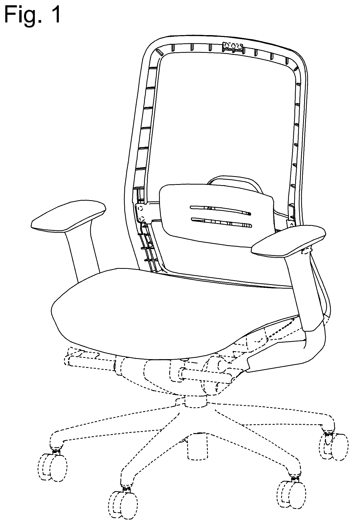 Patent USD1077494 — Chair — Figure 1