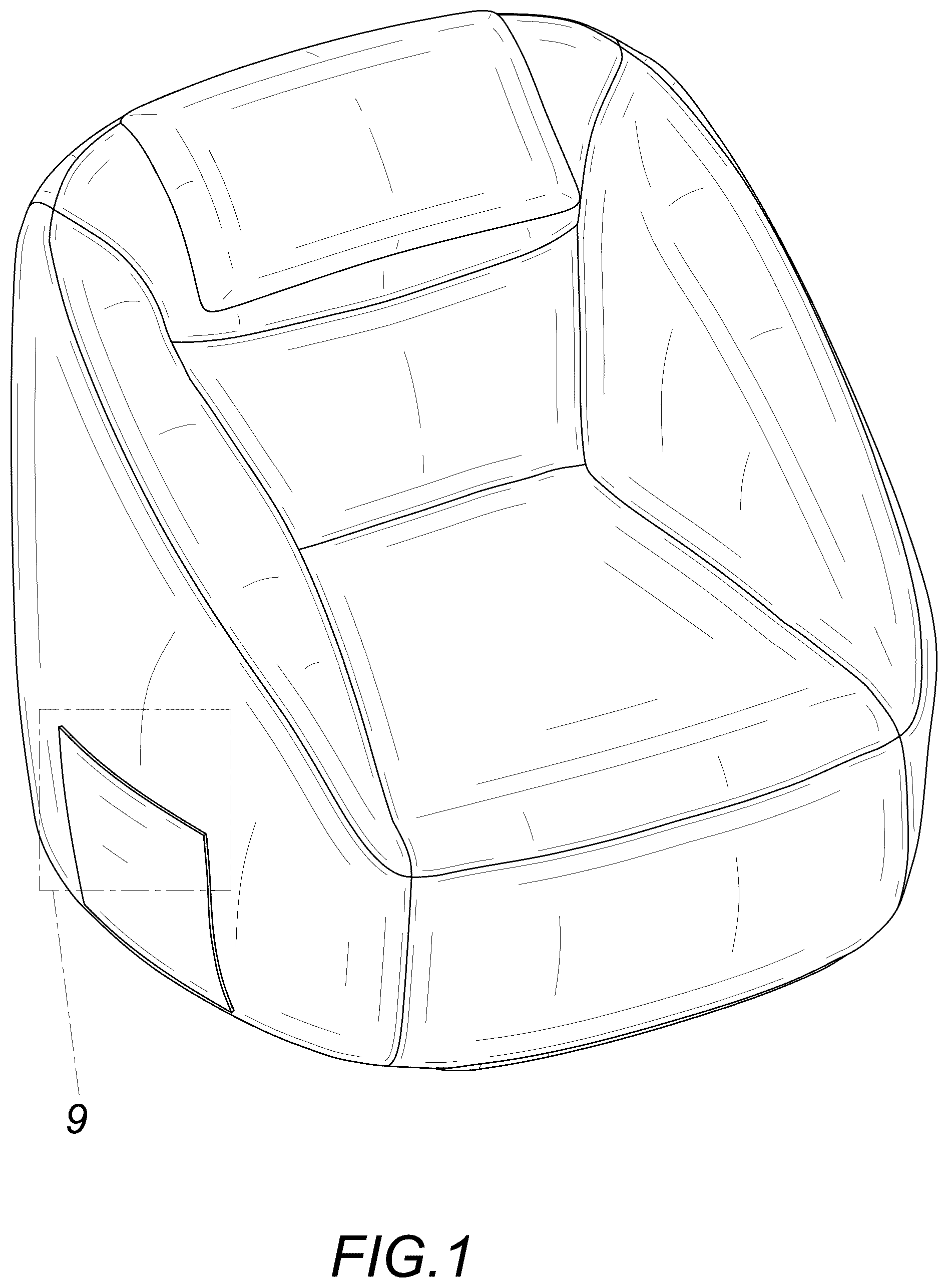 Patent USD1077502 — Sofa — Figure 1