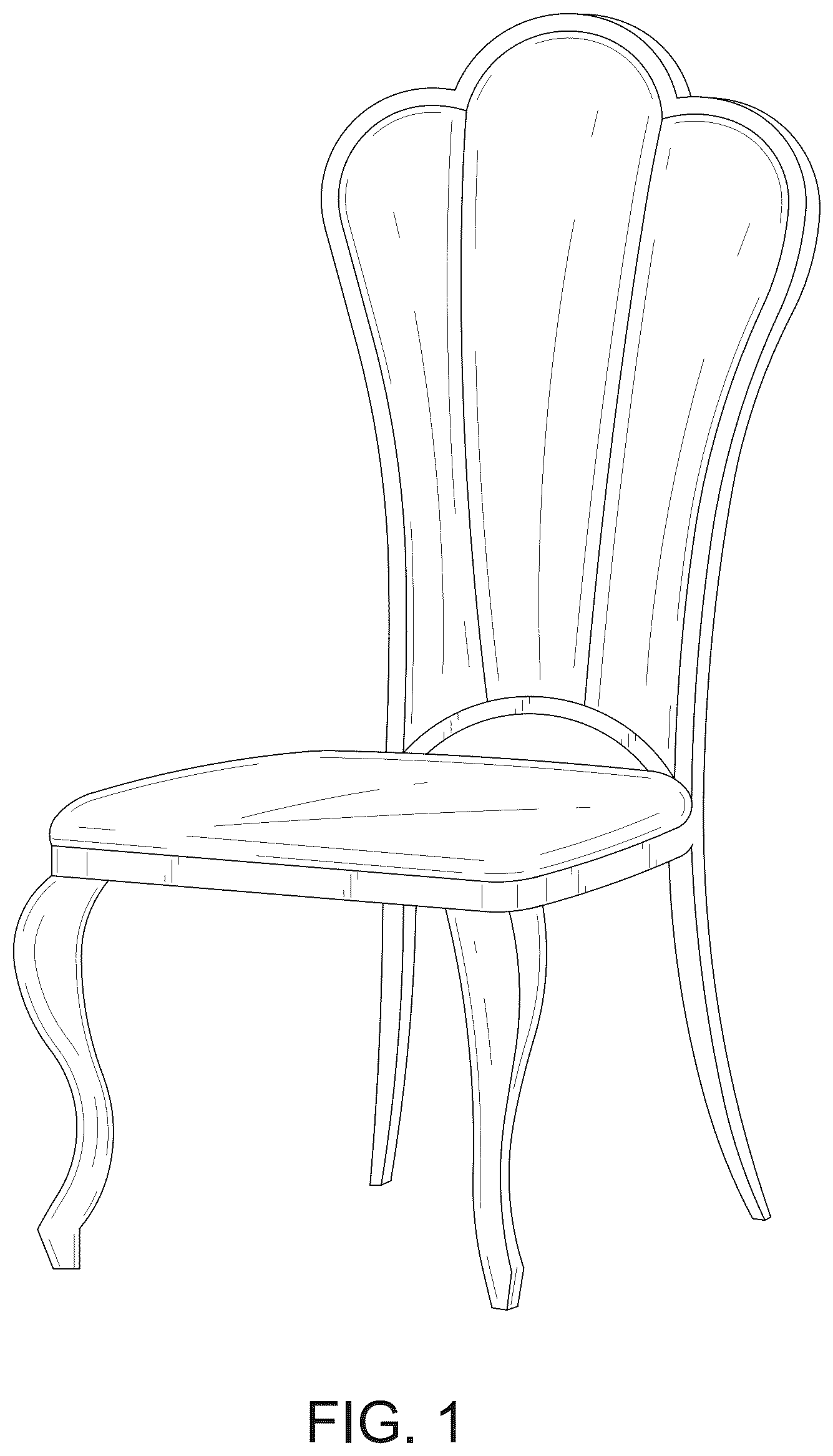 Patent USD1077503 — Chair — Figure 1