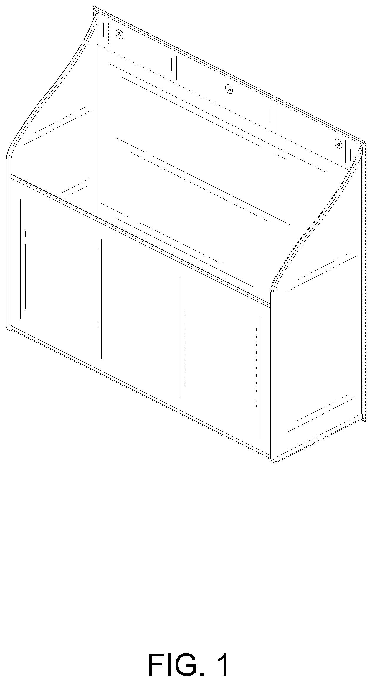 Patent USD1077520 Figure 1 – Hanging bag