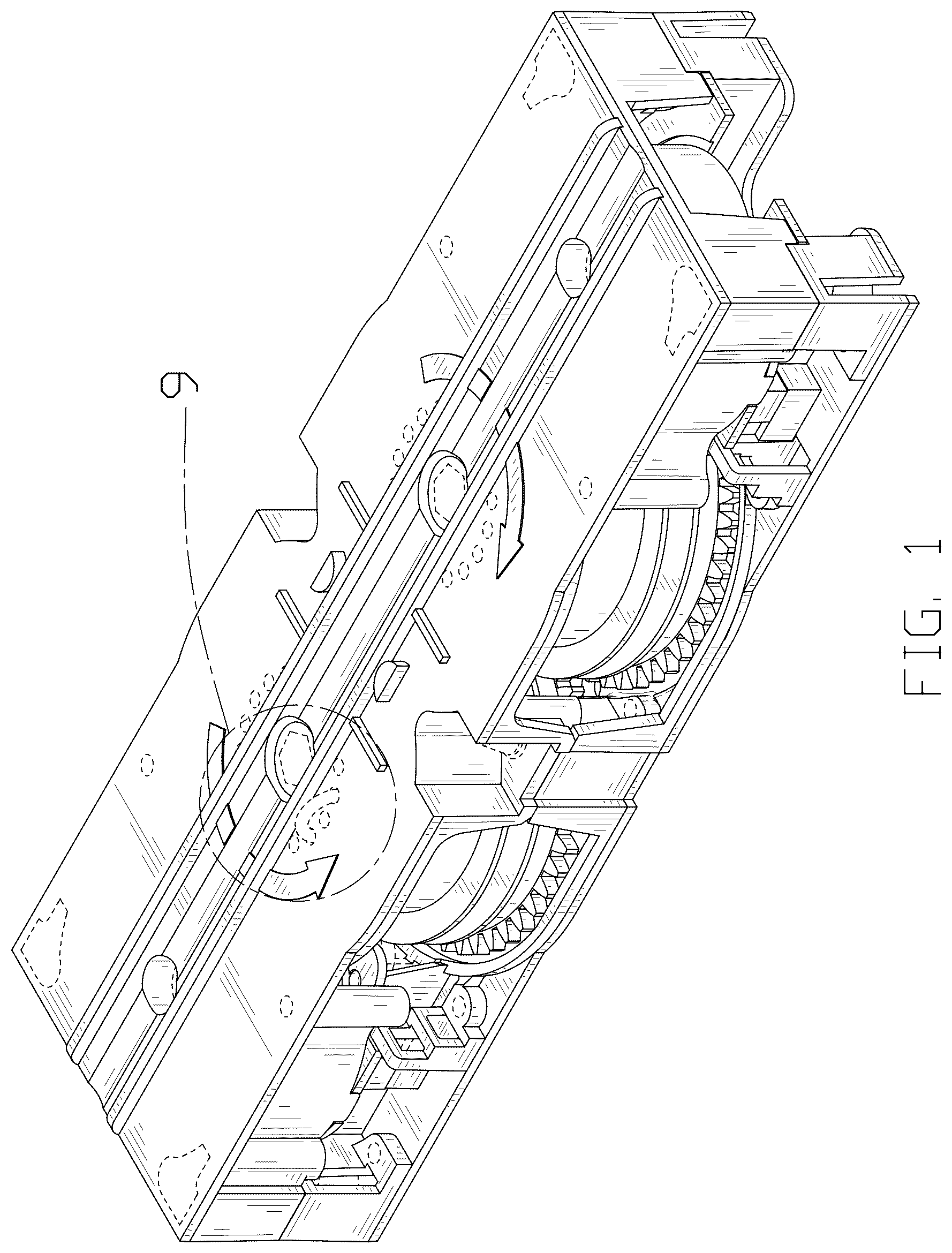 Patent USD1077524 — Take-up device for curtain — Figure 1