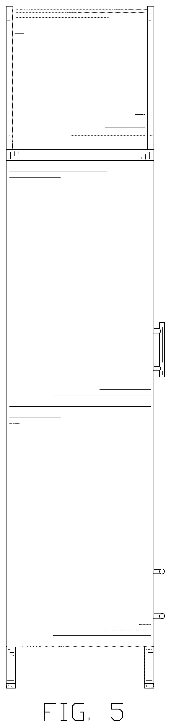 Patent USD1077535 Figure 5 – Set of cabinets