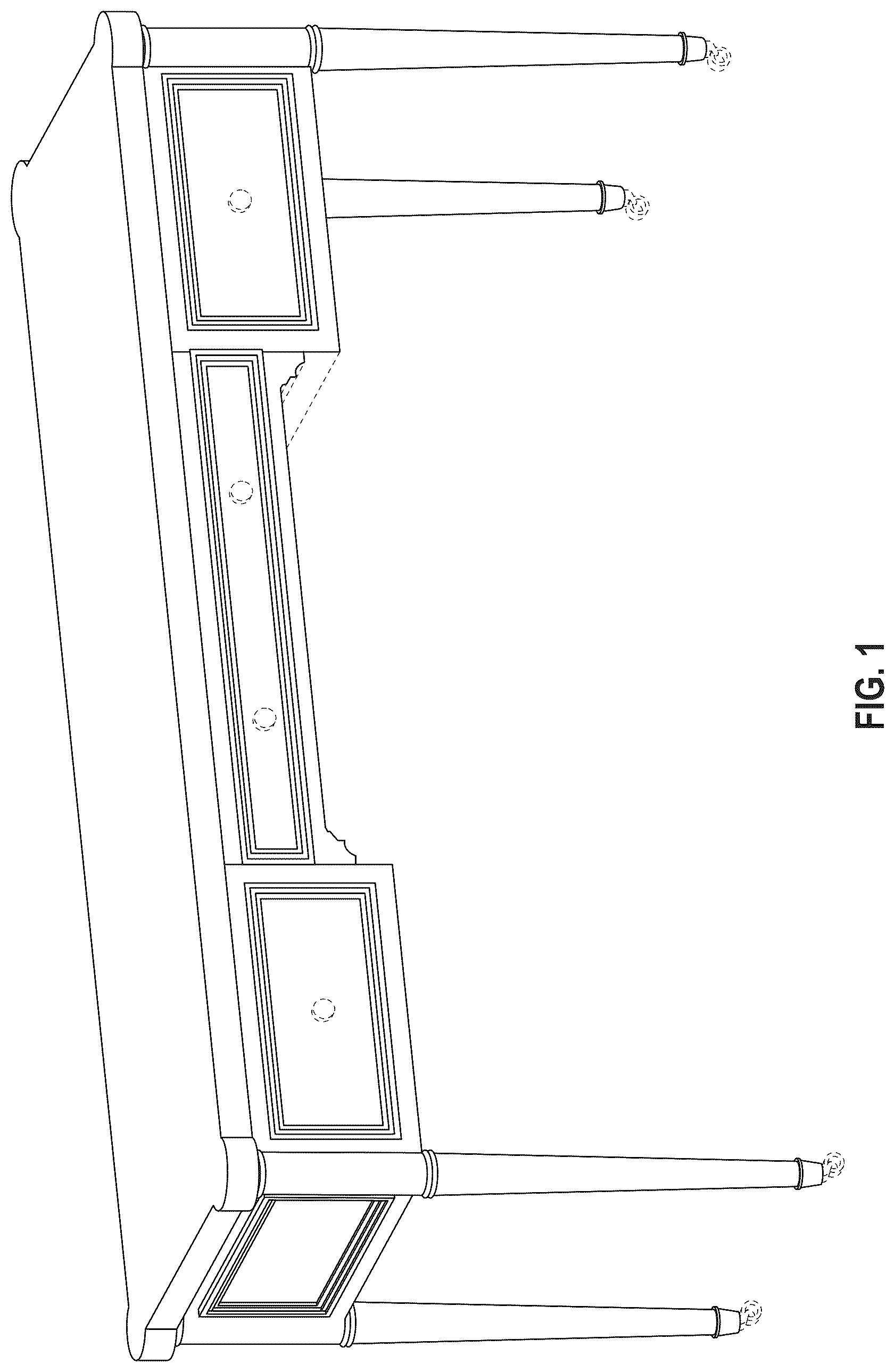 Patent USD1077541 Figure 1 – Vanity