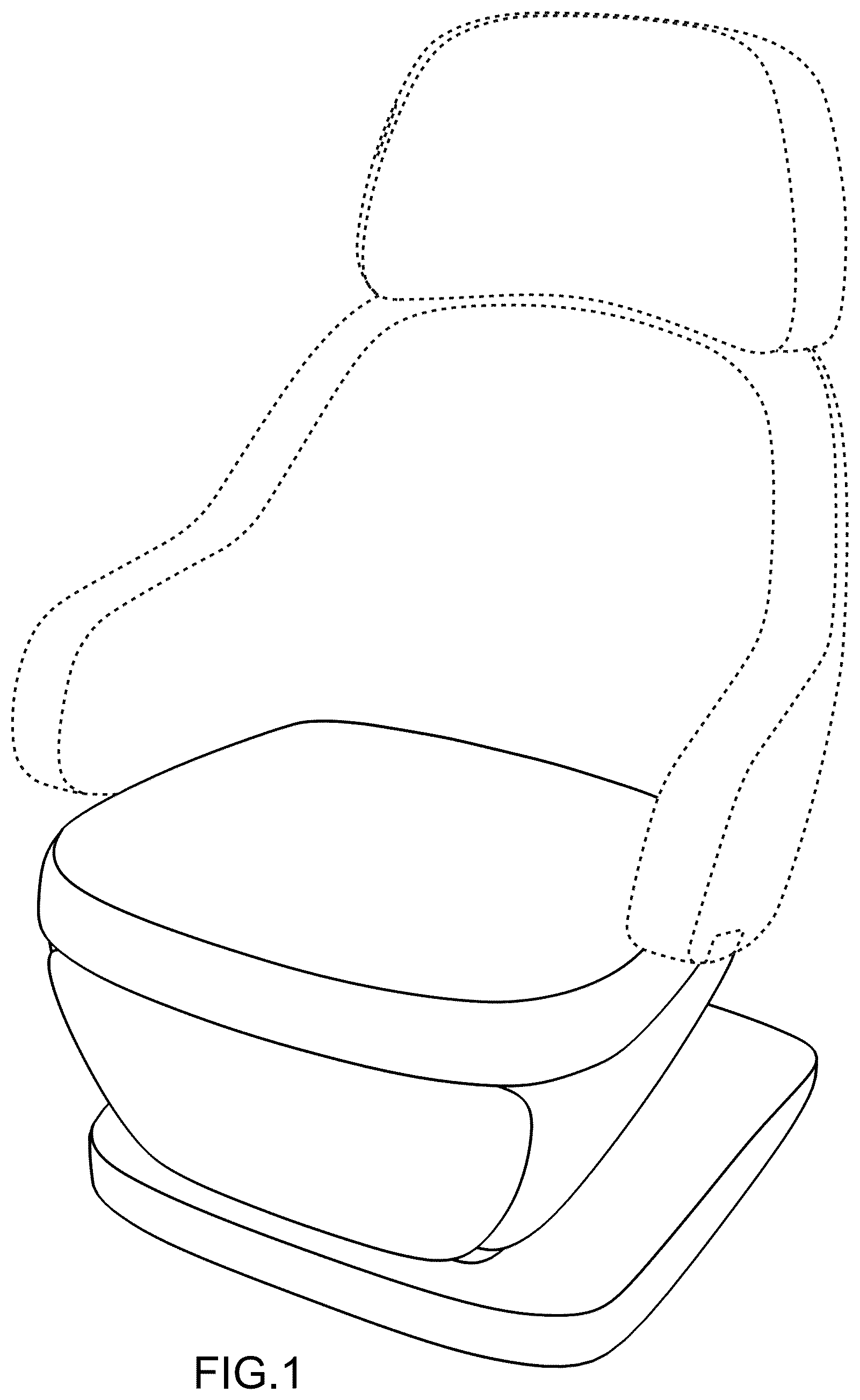 Patent USD1077547 — Aircraft seat — Figure 1