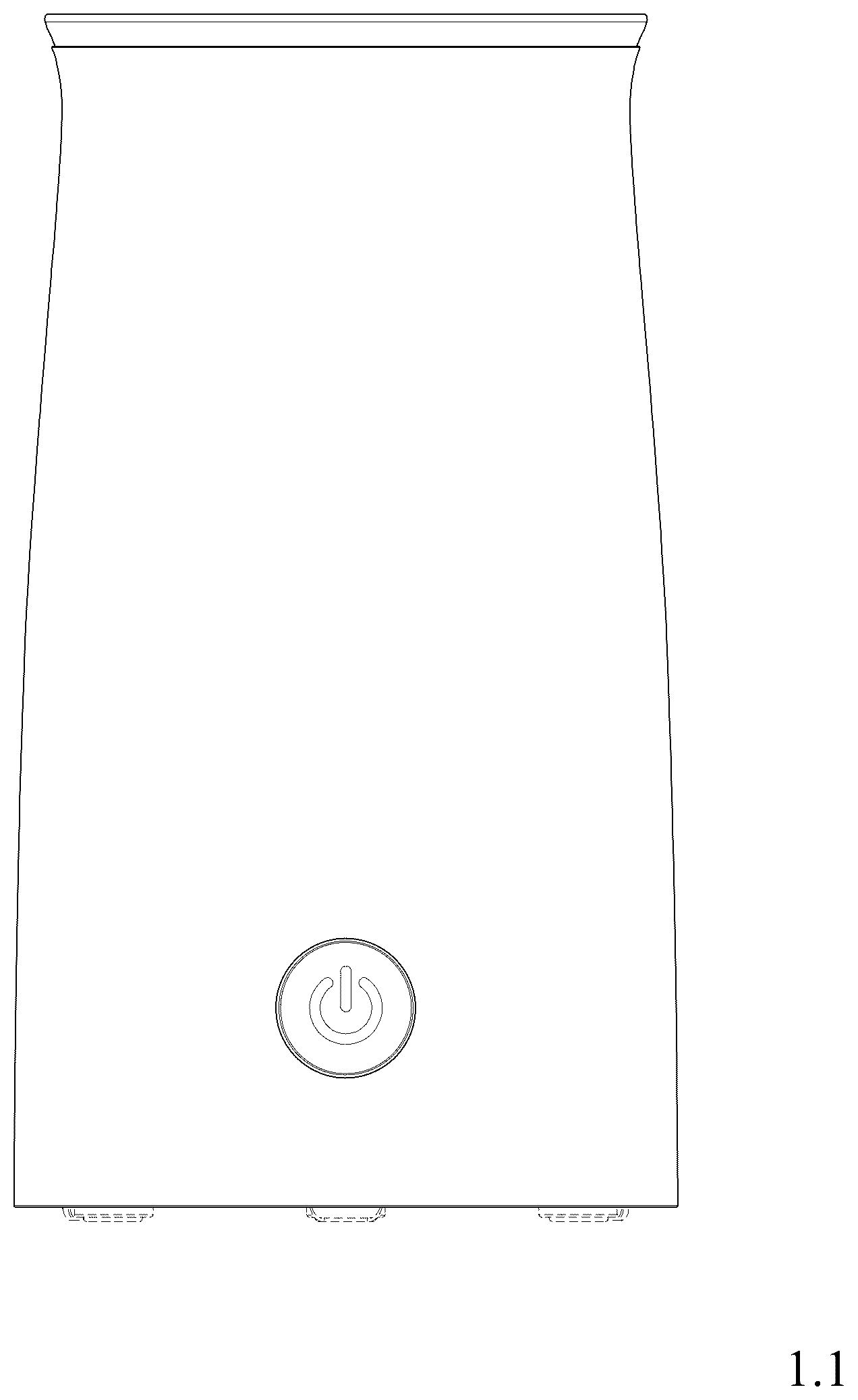 Patent USD1077550 Figure 1 – Hot chocolate maker
