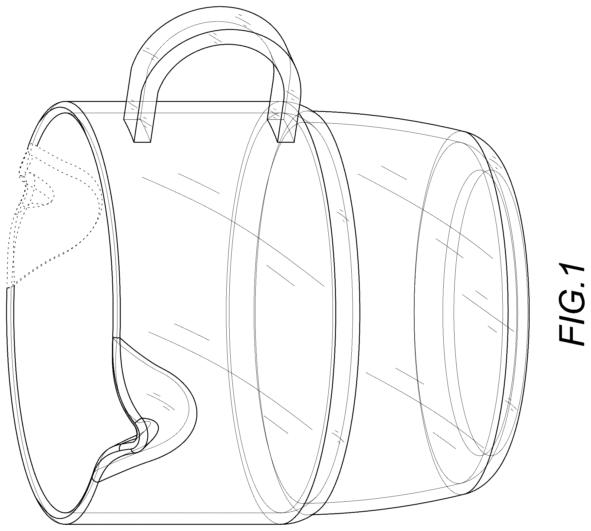 Patent USD1077557 — Coffee cup — Figure 1