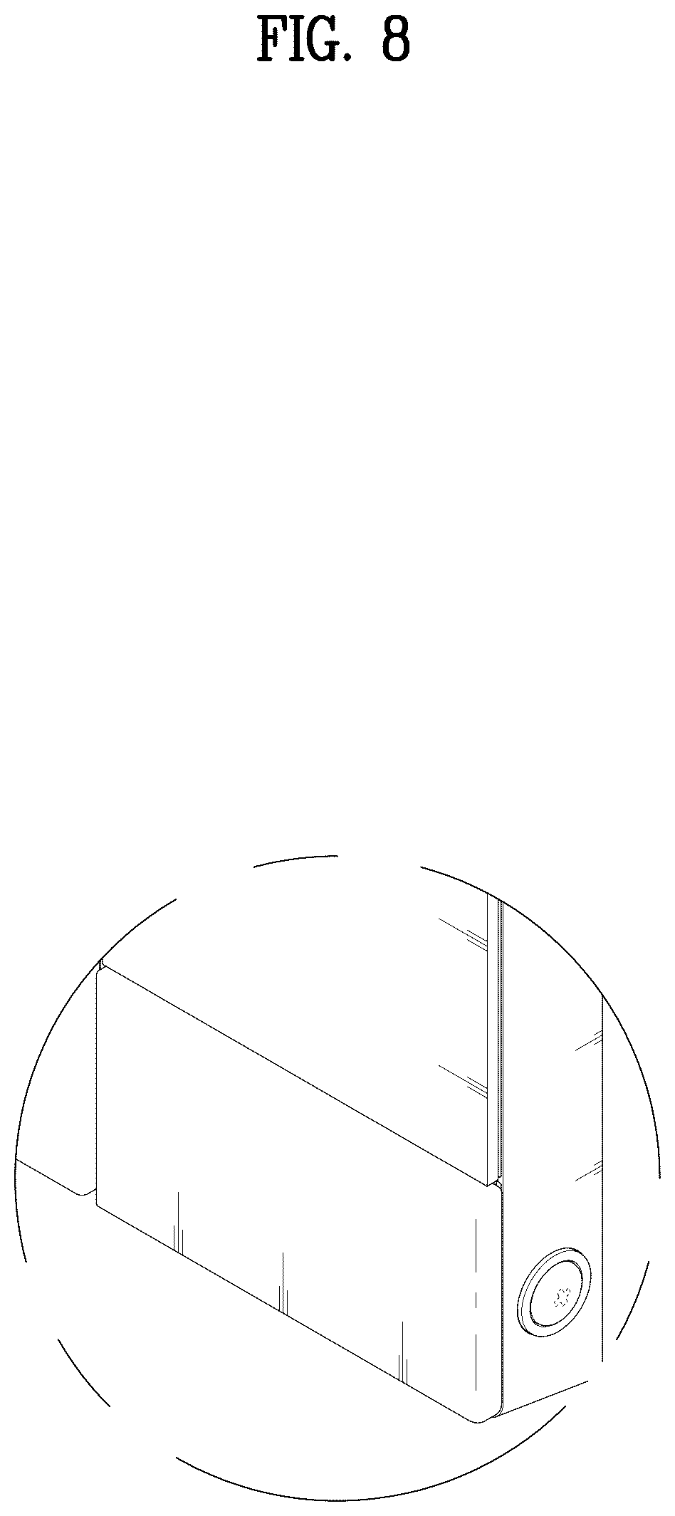 Patent USD1077561 Figure 8 – Microwave oven