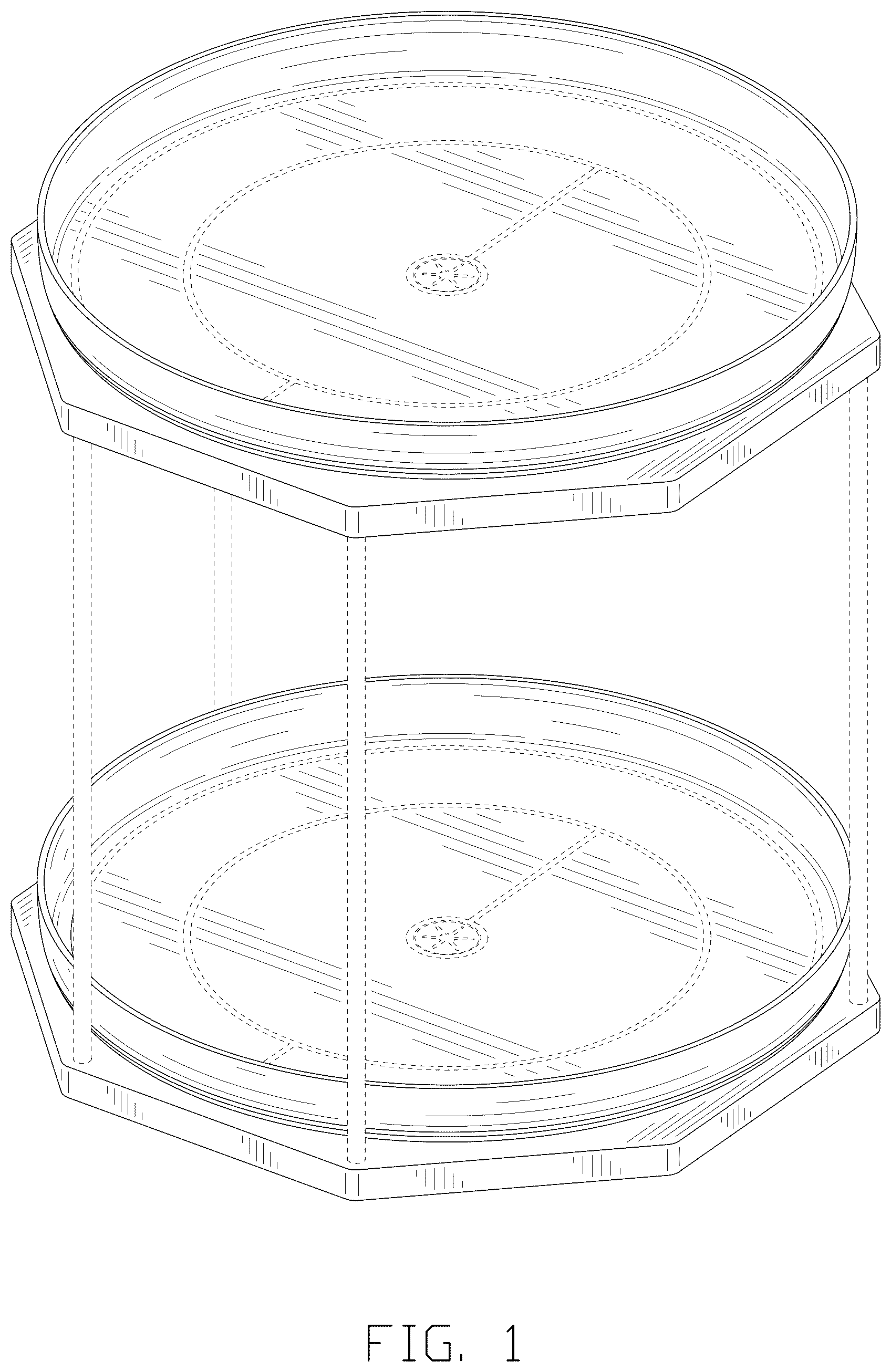 Patent USD1077575 Figure 1 – Turntable