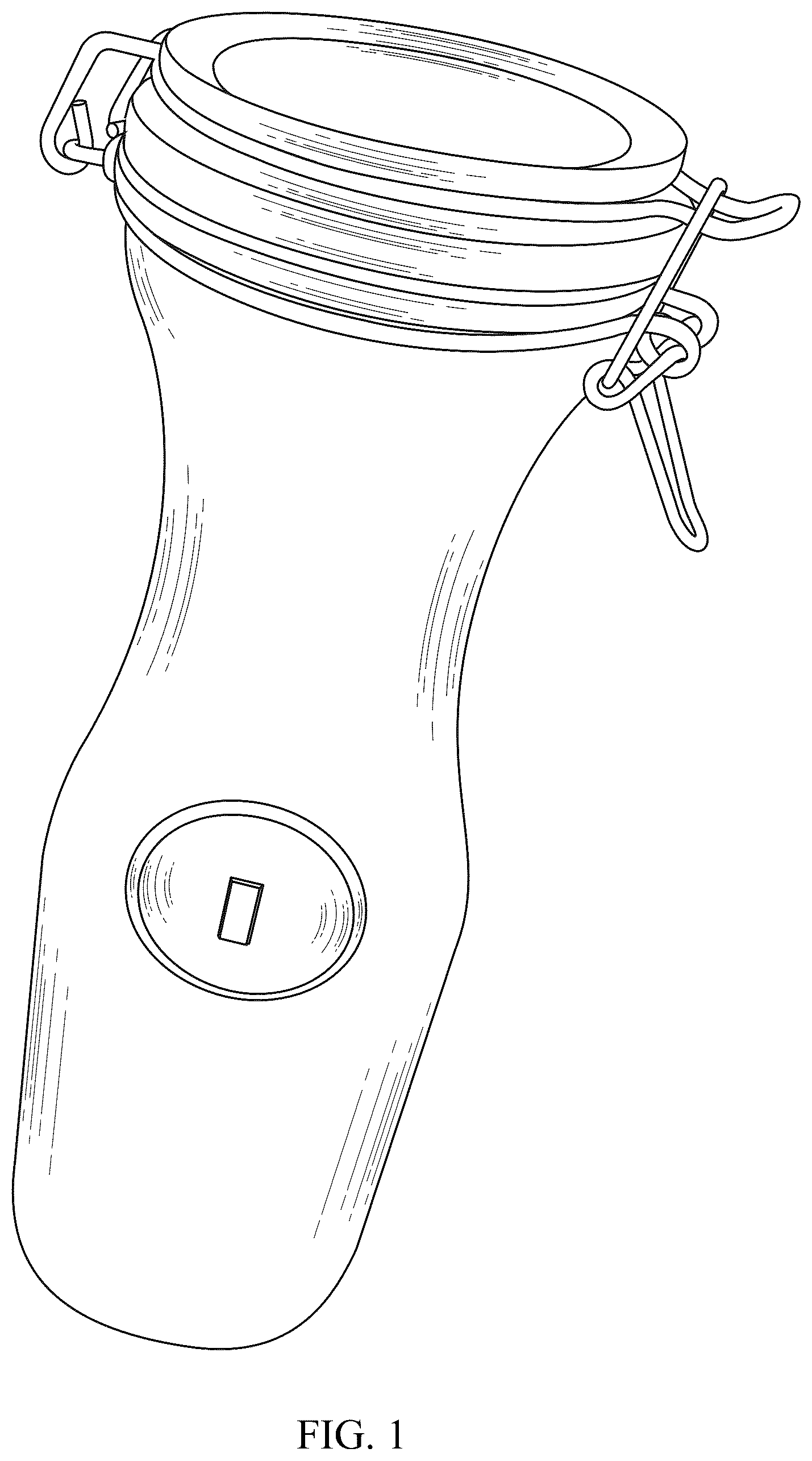 Patent USD1077587 — Bottle — Figure 1
