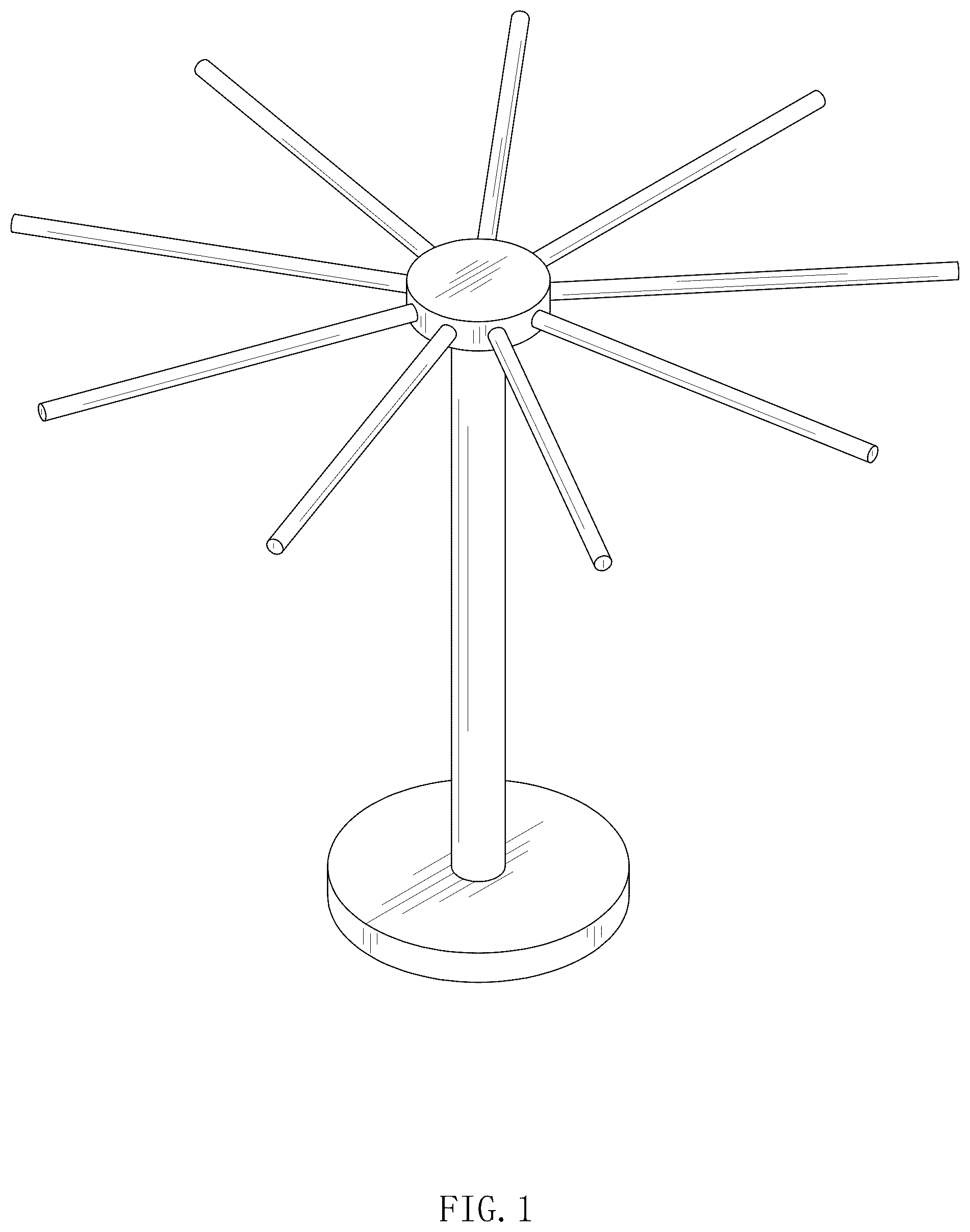 Patent USD1077589 — Noodle rack — Figure 1