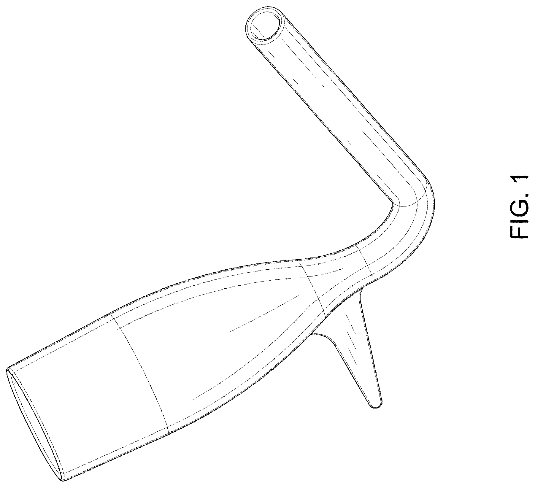 Patent USD1077594 — Curved glass — Figure 1