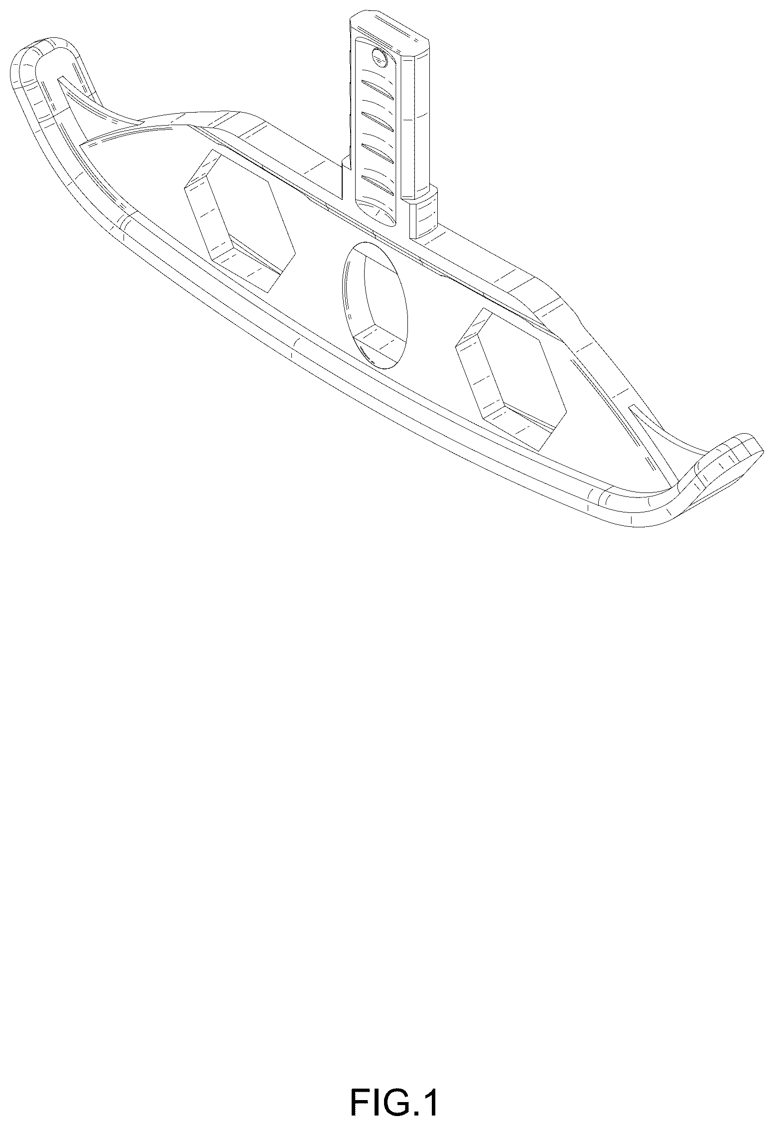 Patent USD1077596 — Grass trimmer wheel attachment — Figure 1