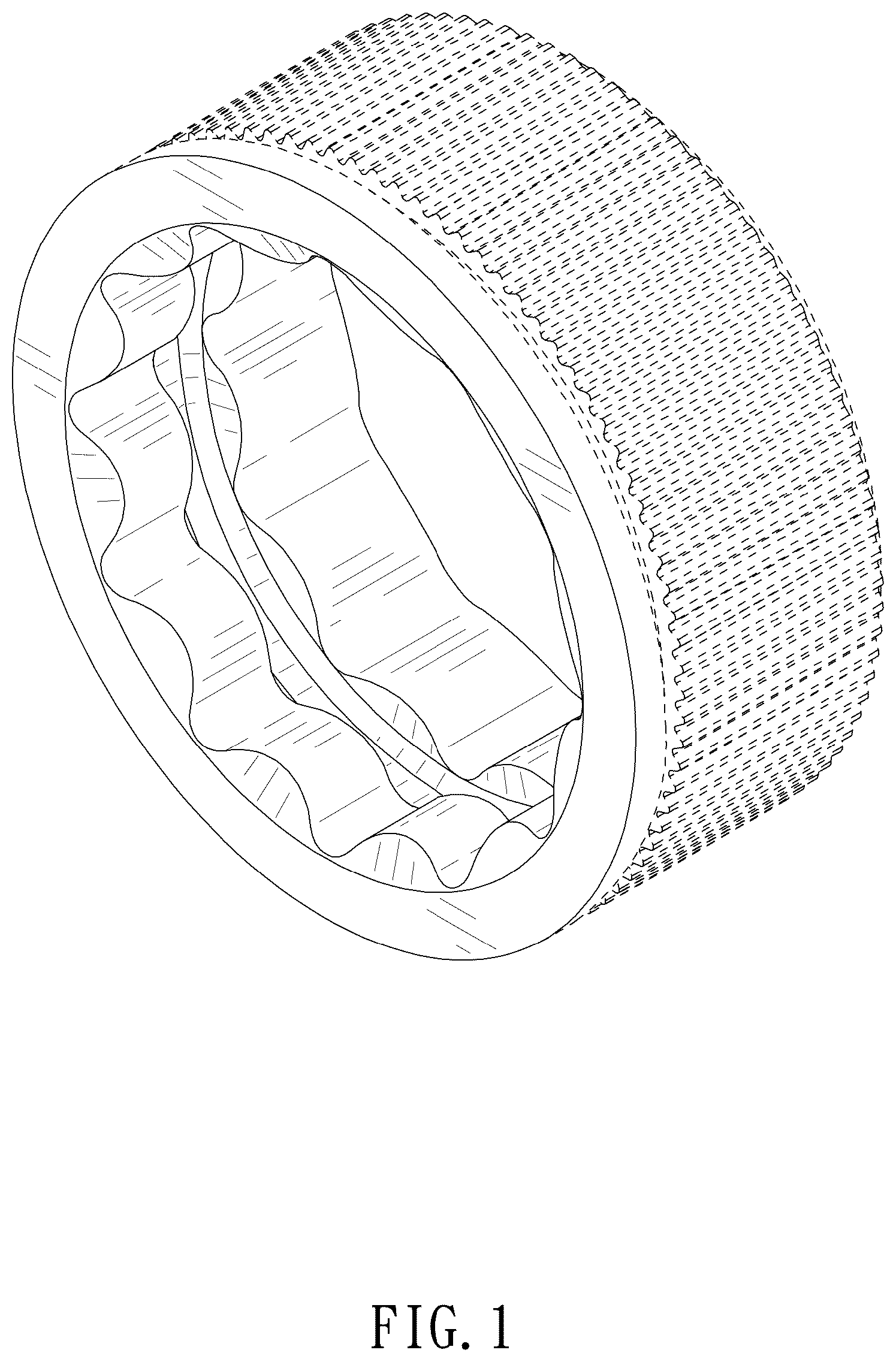 Patent USD1077601 Figure 1 – Ratchet ring