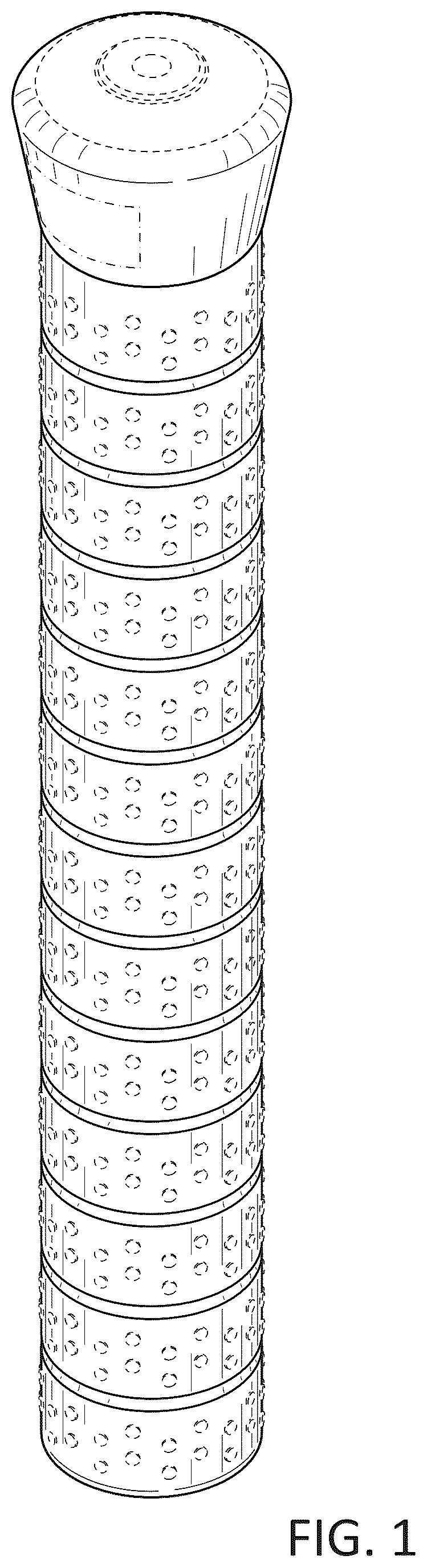 Patent USD1077612 — Handle grip — Figure 1