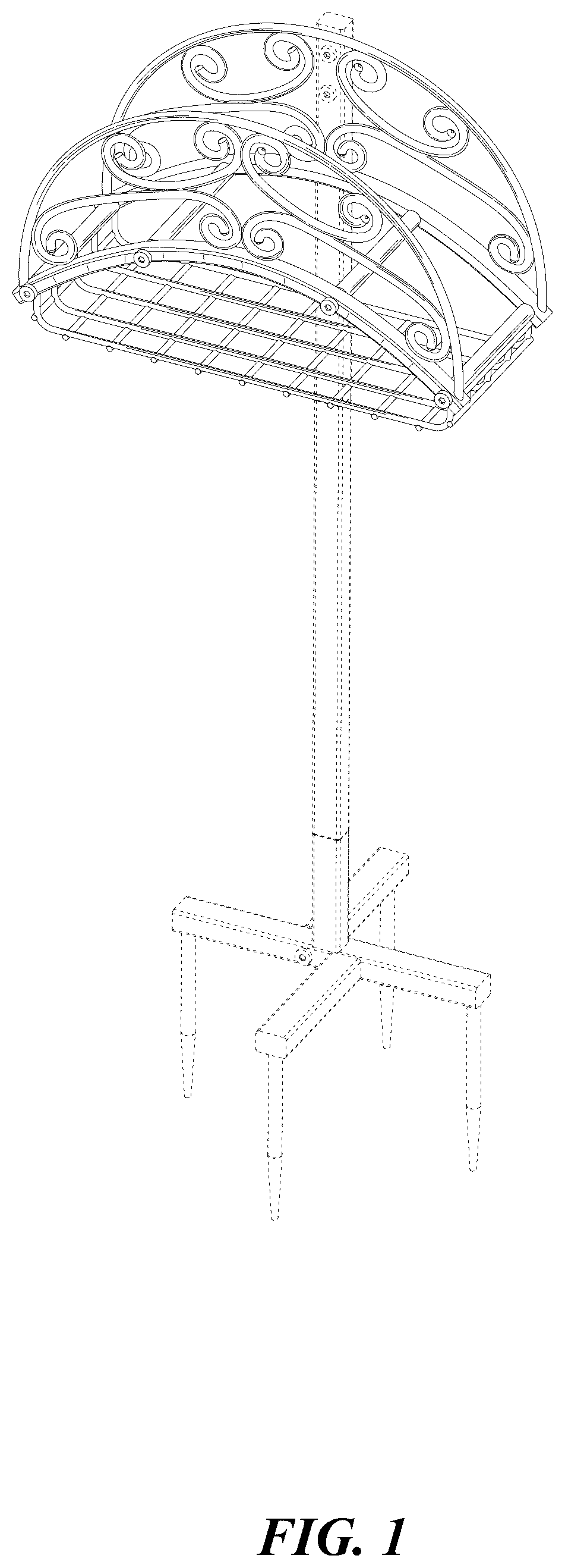Patent USD1077620 — Garden hose holder — Figure 1