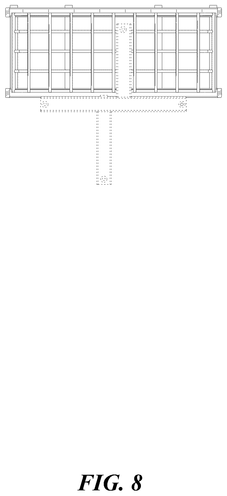 Patent USD1077620 Figure 8 – Garden hose holder