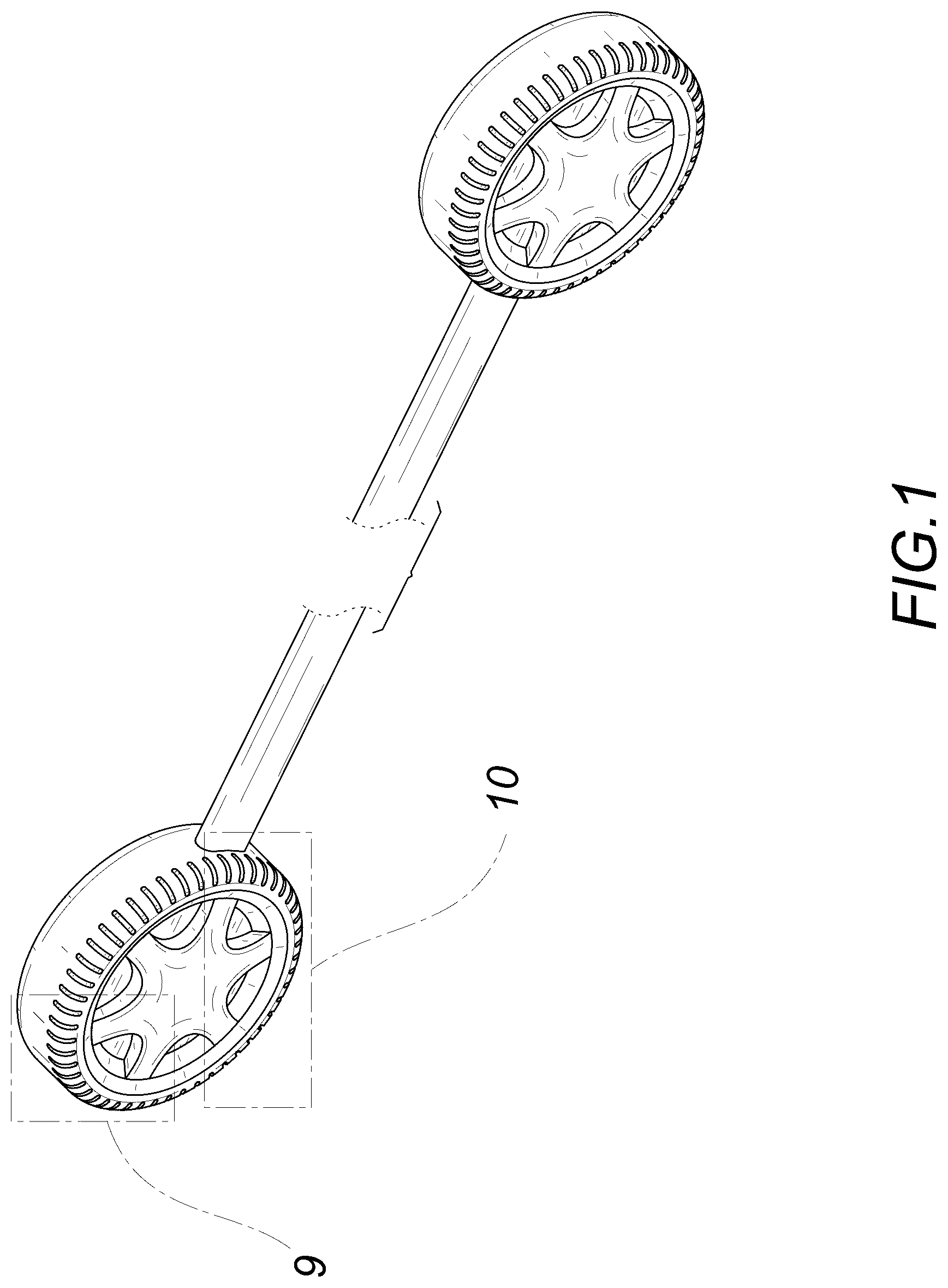Patent USD1077622 Figure 1 – Cable tie