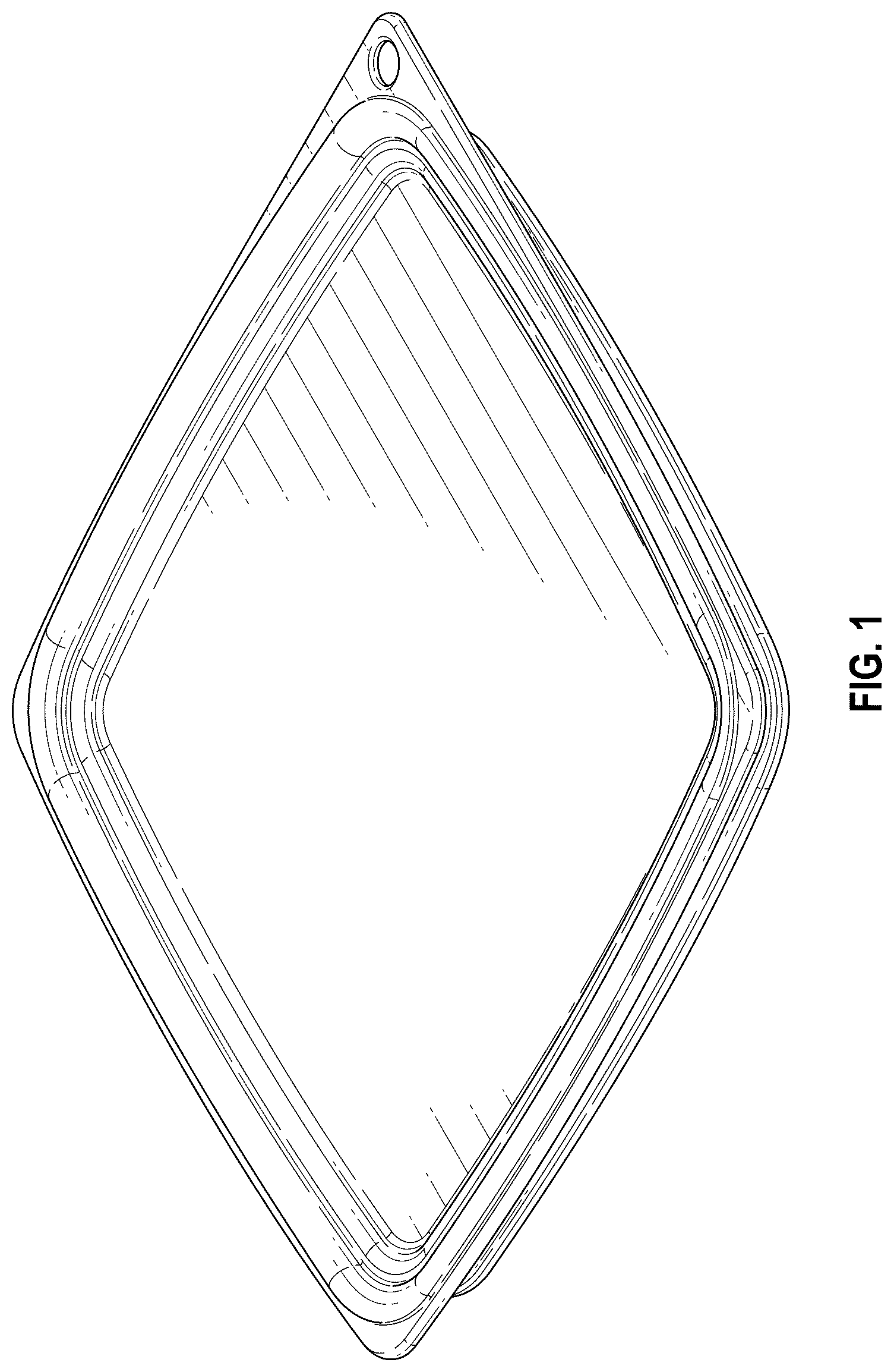 Patent USD1077631 — Container cover with seal — Figure 1