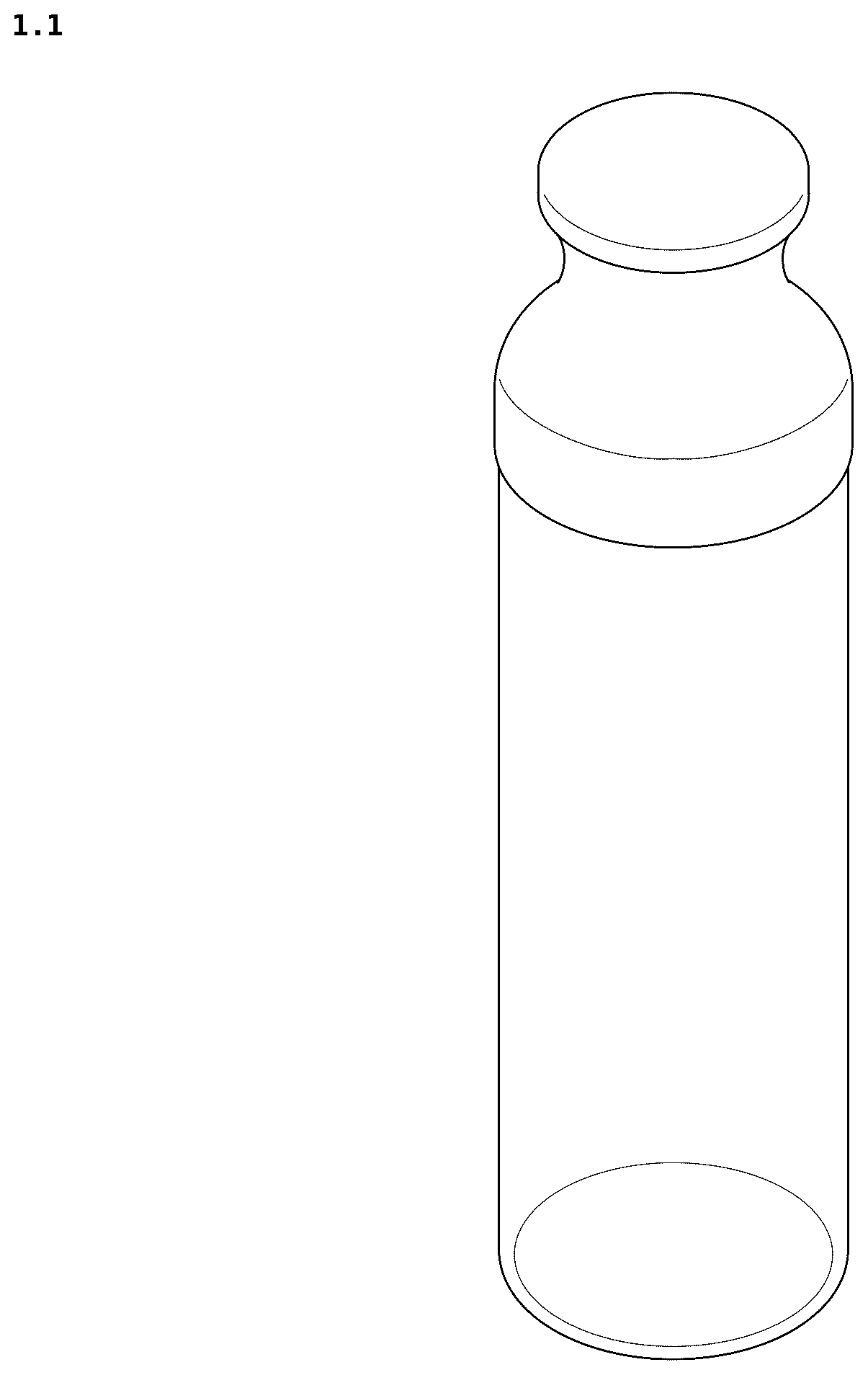 Patent USD1077636 — Beverage bottle — Figure 1