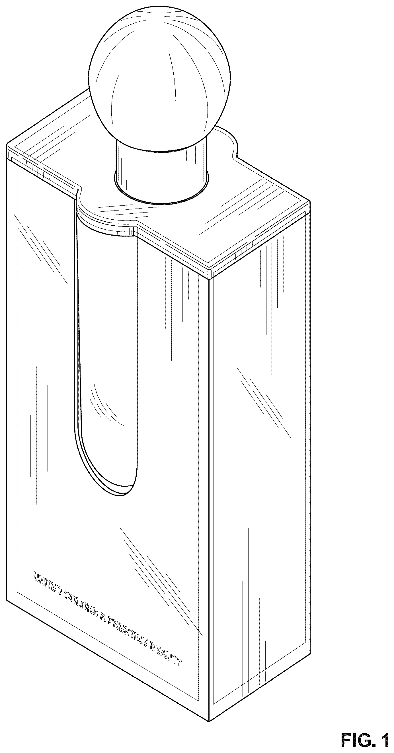 Patent USD1077644 Figure 1 – Fragrance bottle