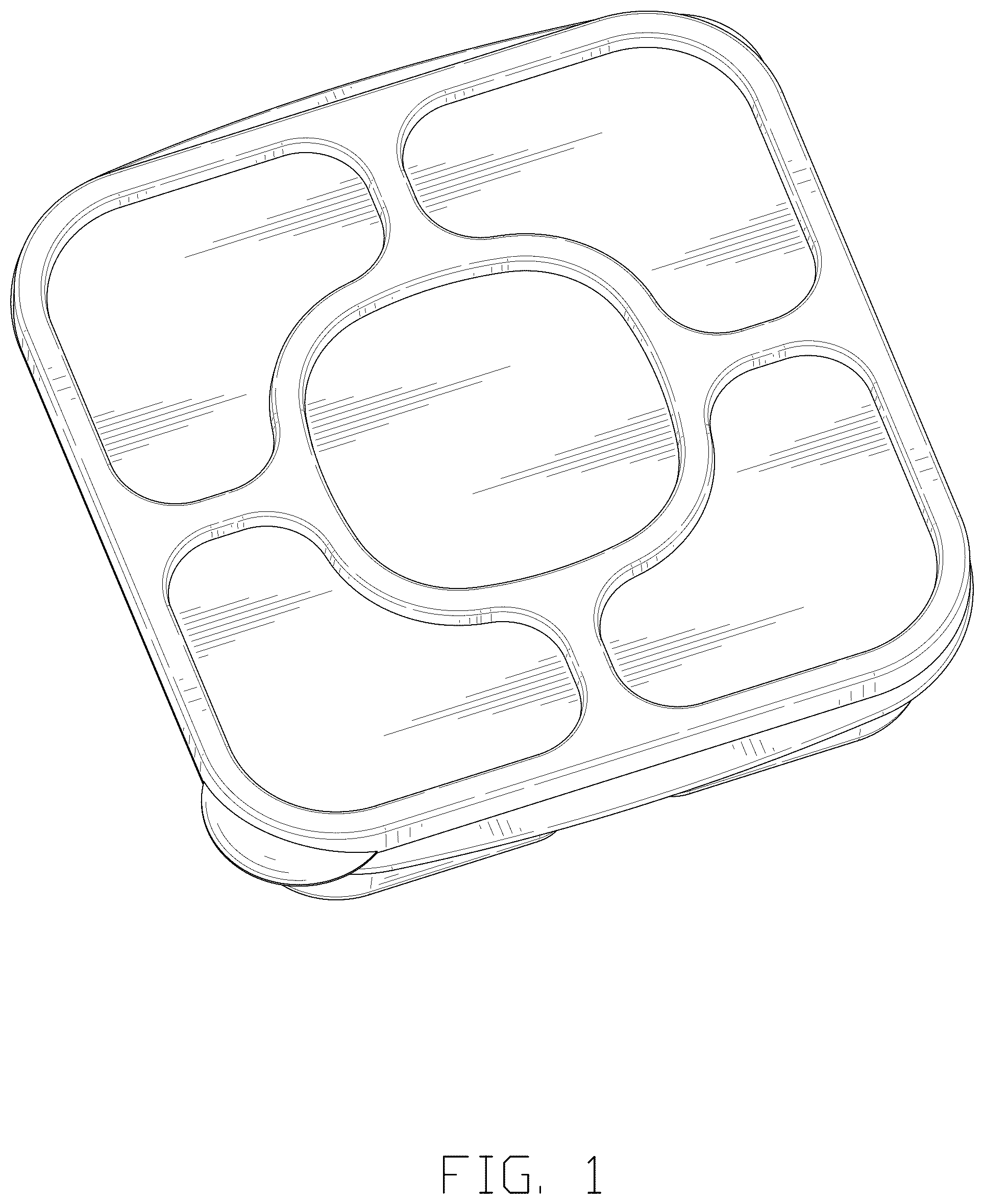 Patent USD1077651 — Container for food — Figure 1