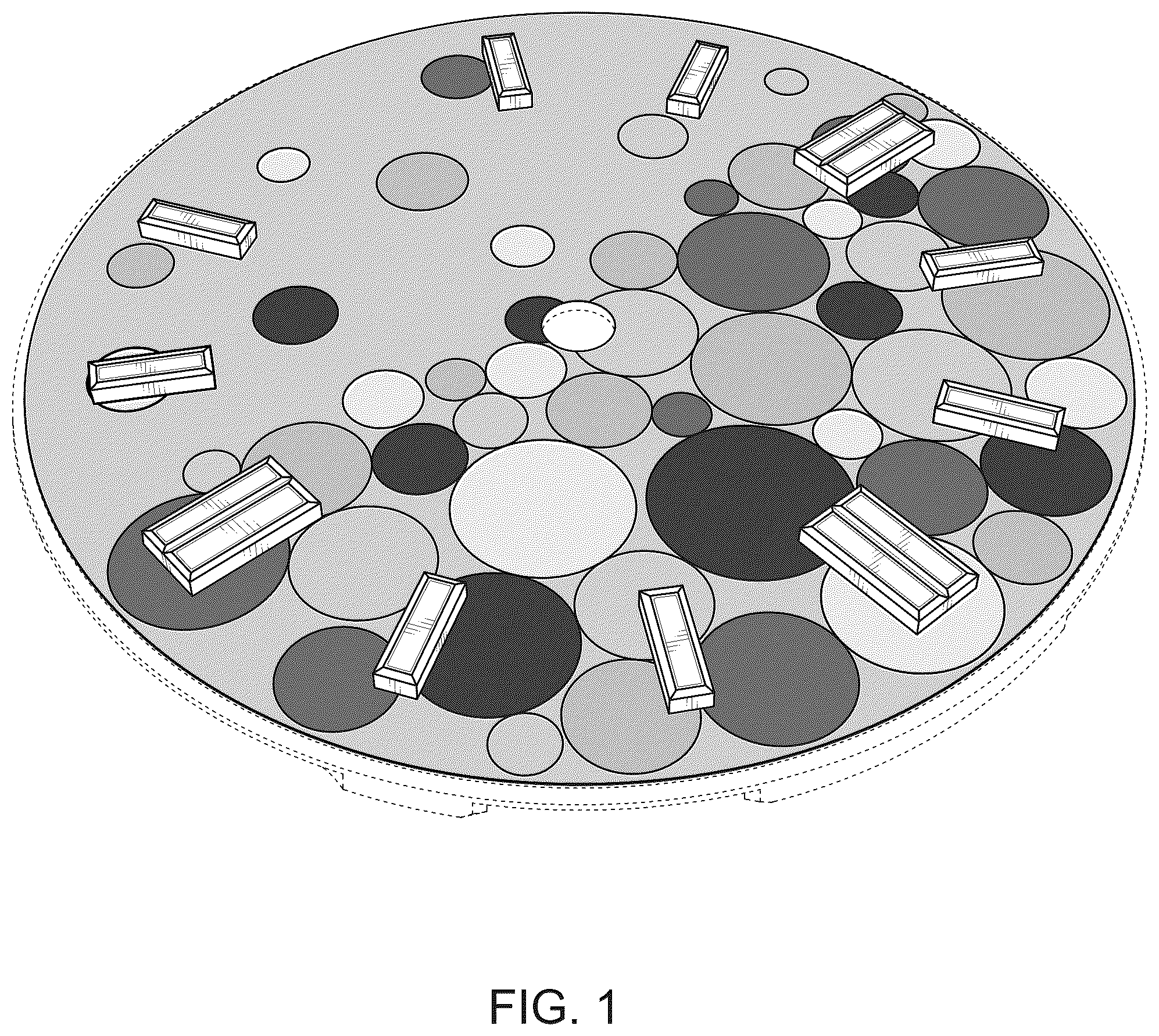 Patent USD1077665 — Watch dial — Figure 1