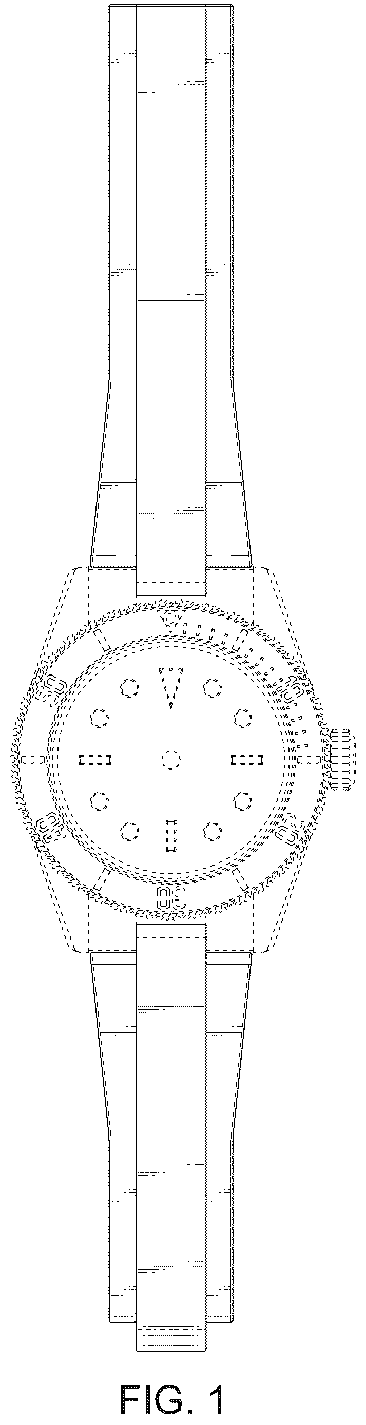Patent USD1077668 Figure 1 – Bracelet