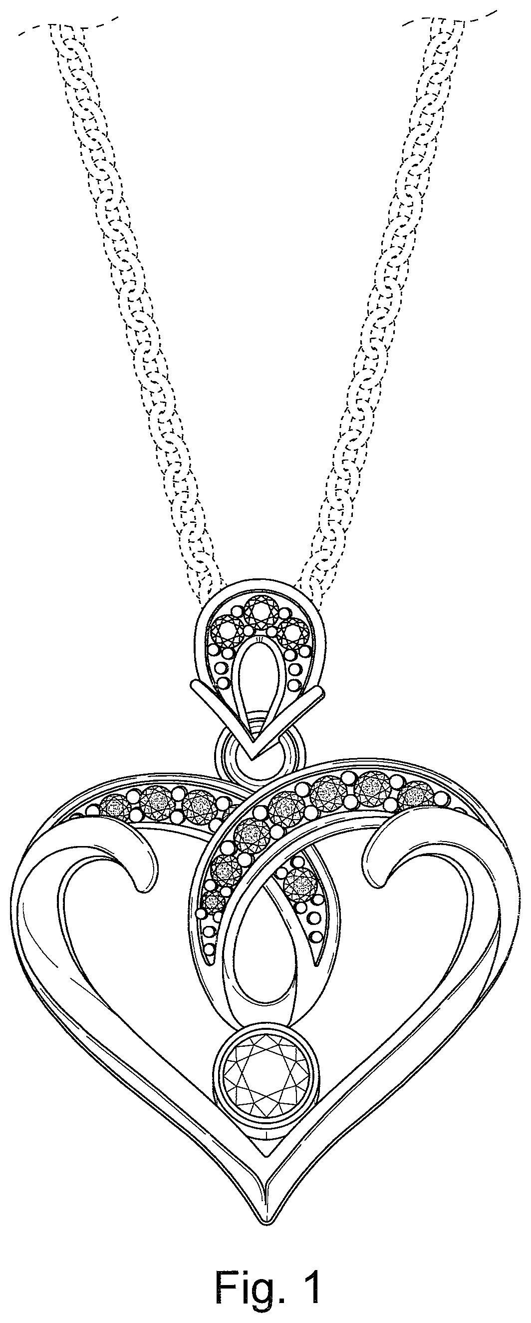Patent USD1077674 — Jewelry ornament — Figure 1