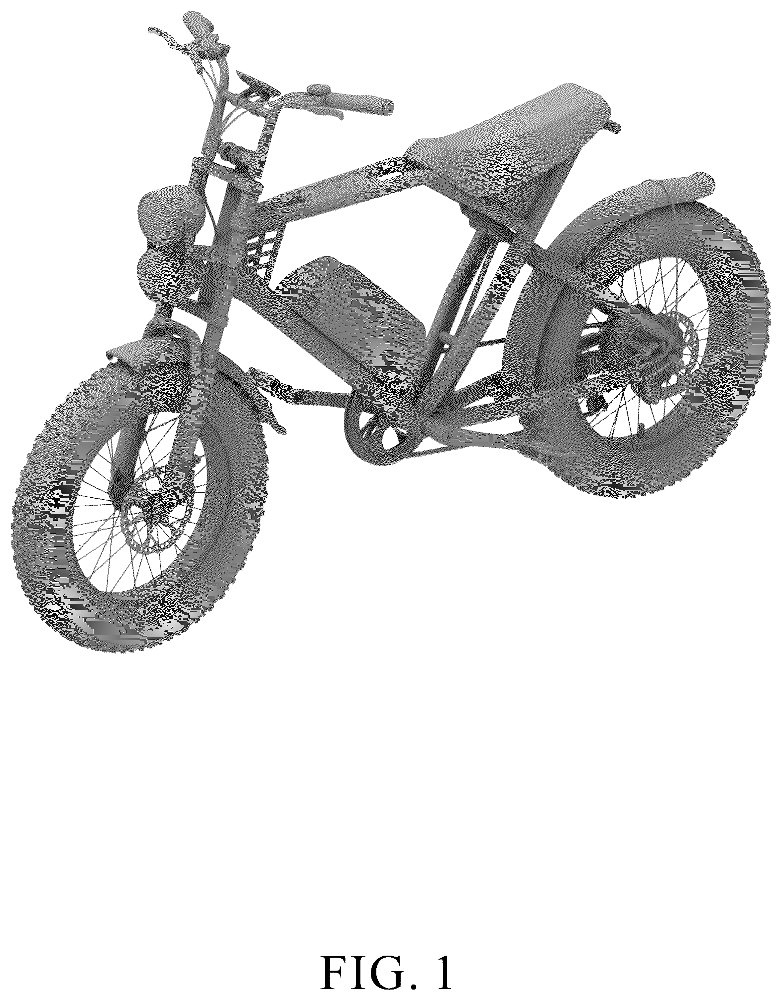 Patent USD1077686 Figure 1 – Electric bicycle