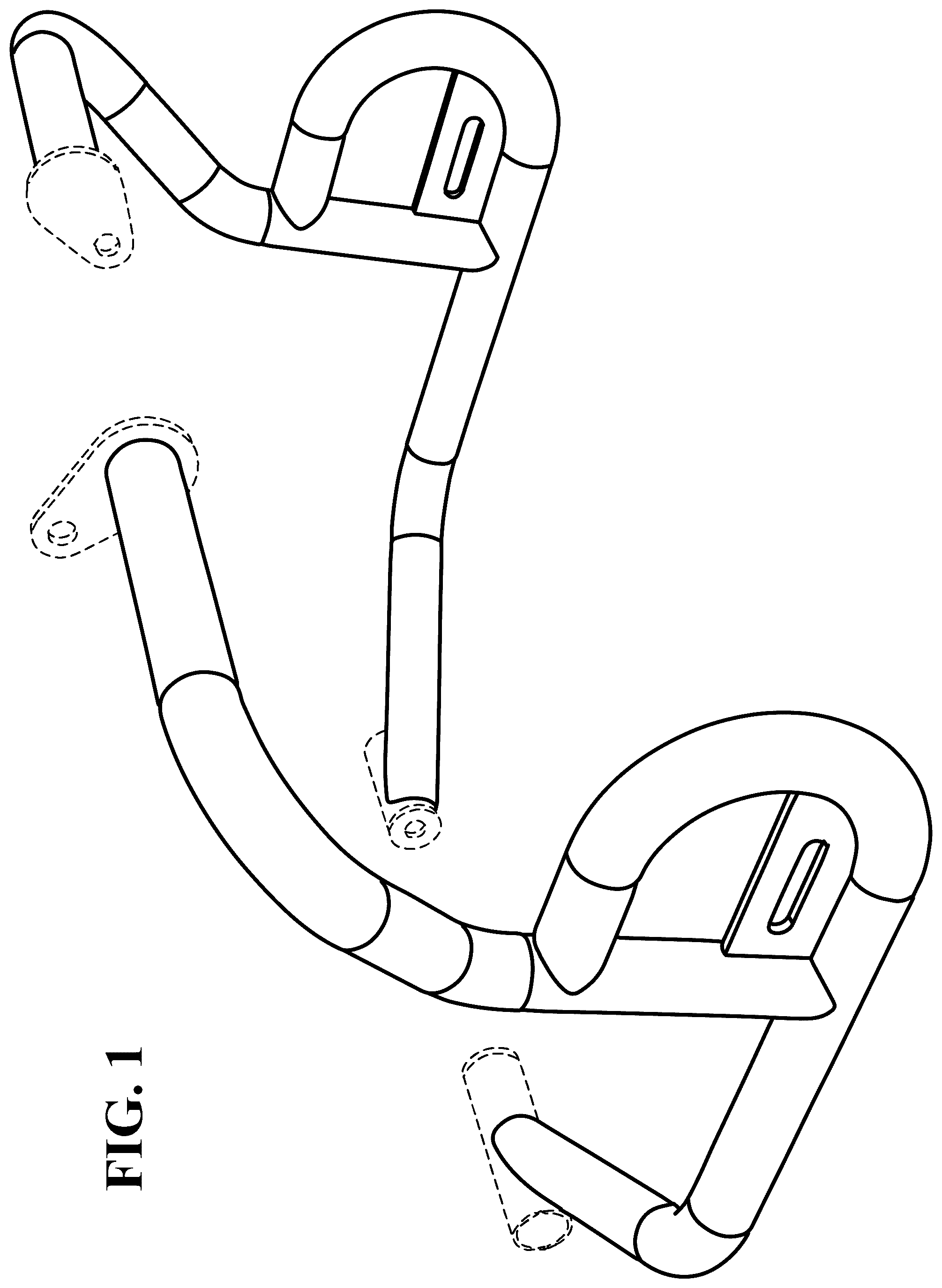 Patent USD1077687 — Pair of motorcycle highway bars — Figure 1