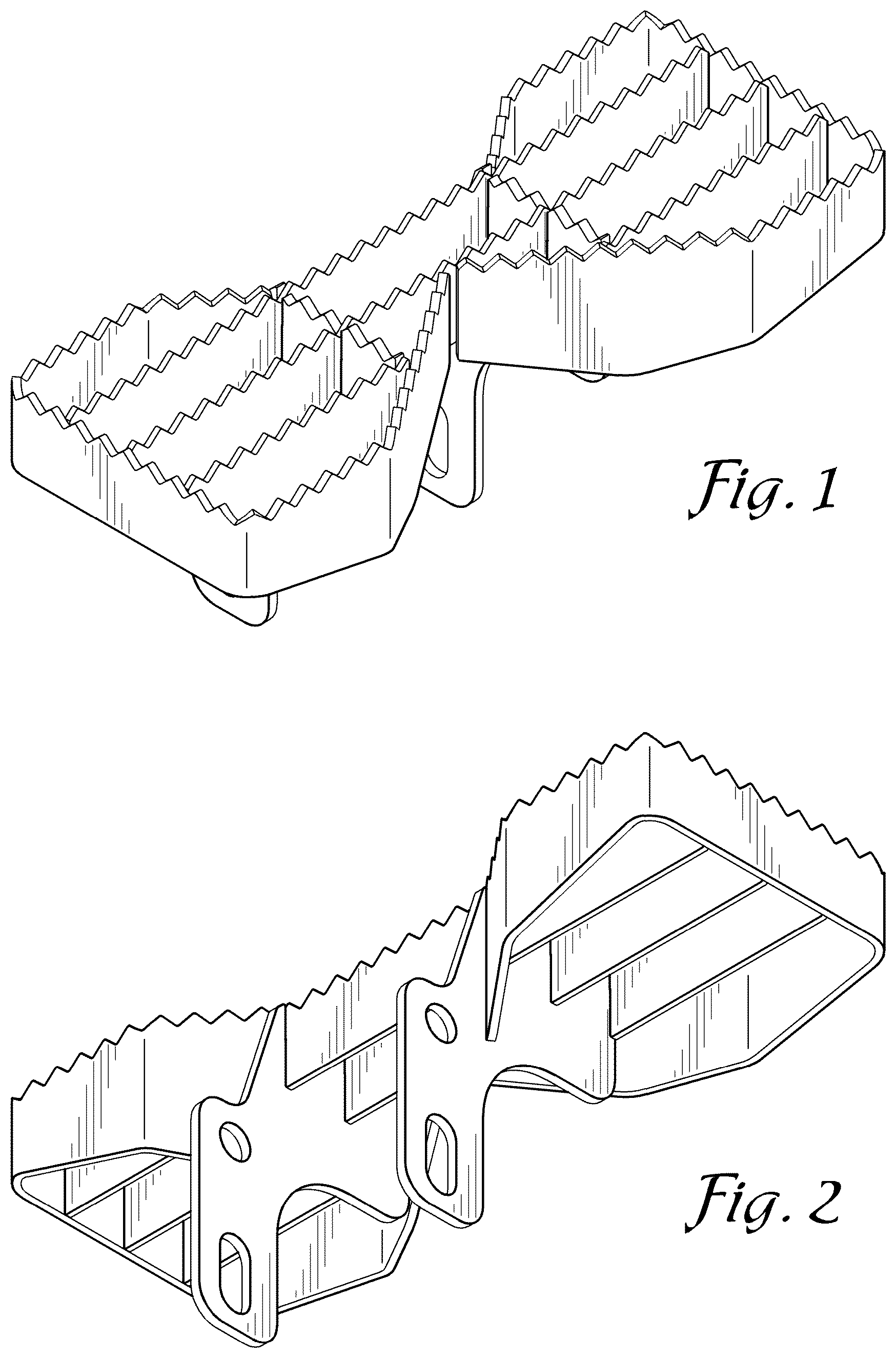 Patent USD1077692 Figure 1 – Step attachment for a trailer hitch