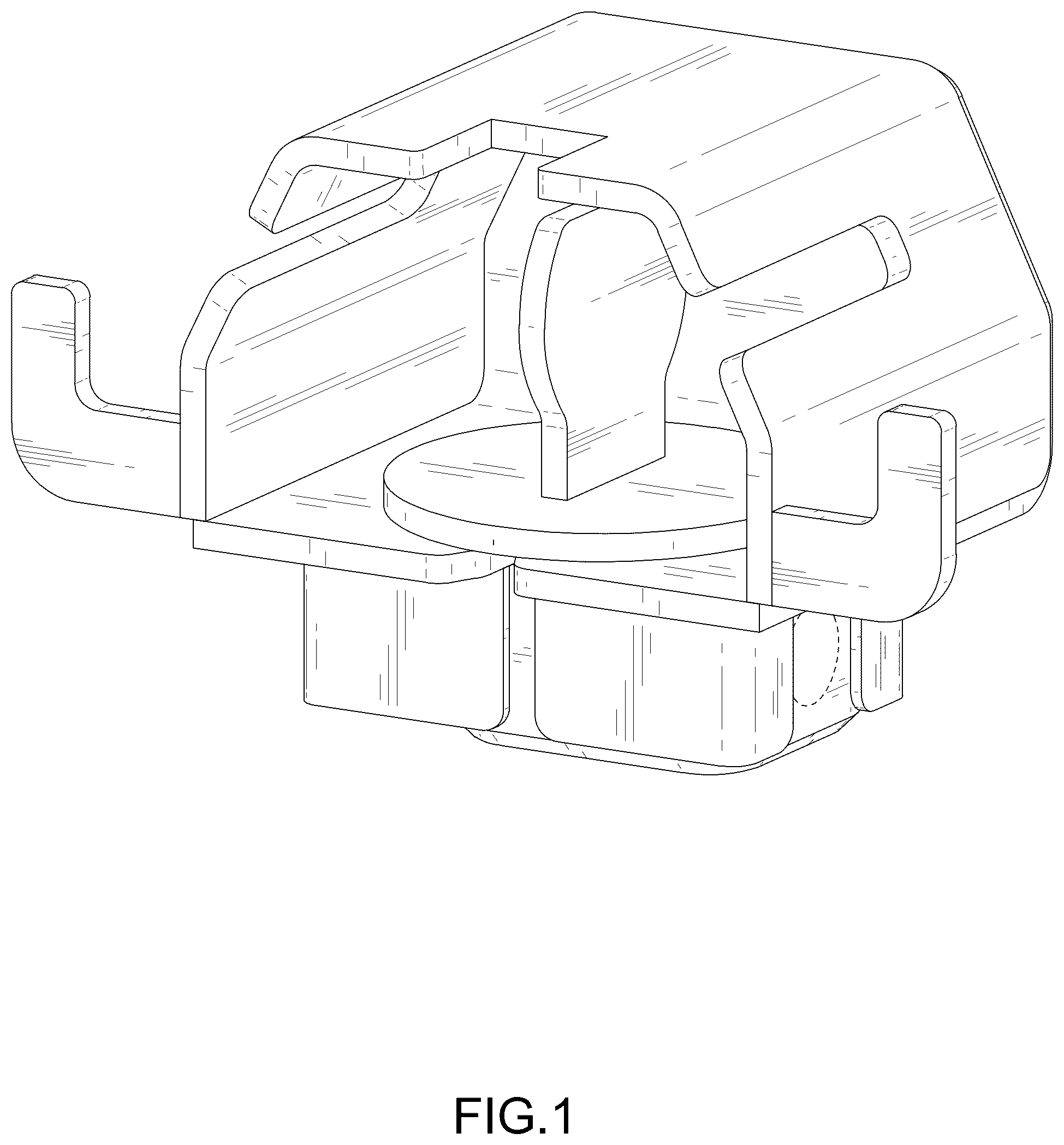 Patent USD1077693 Figure 1 – Trailer coupler lock