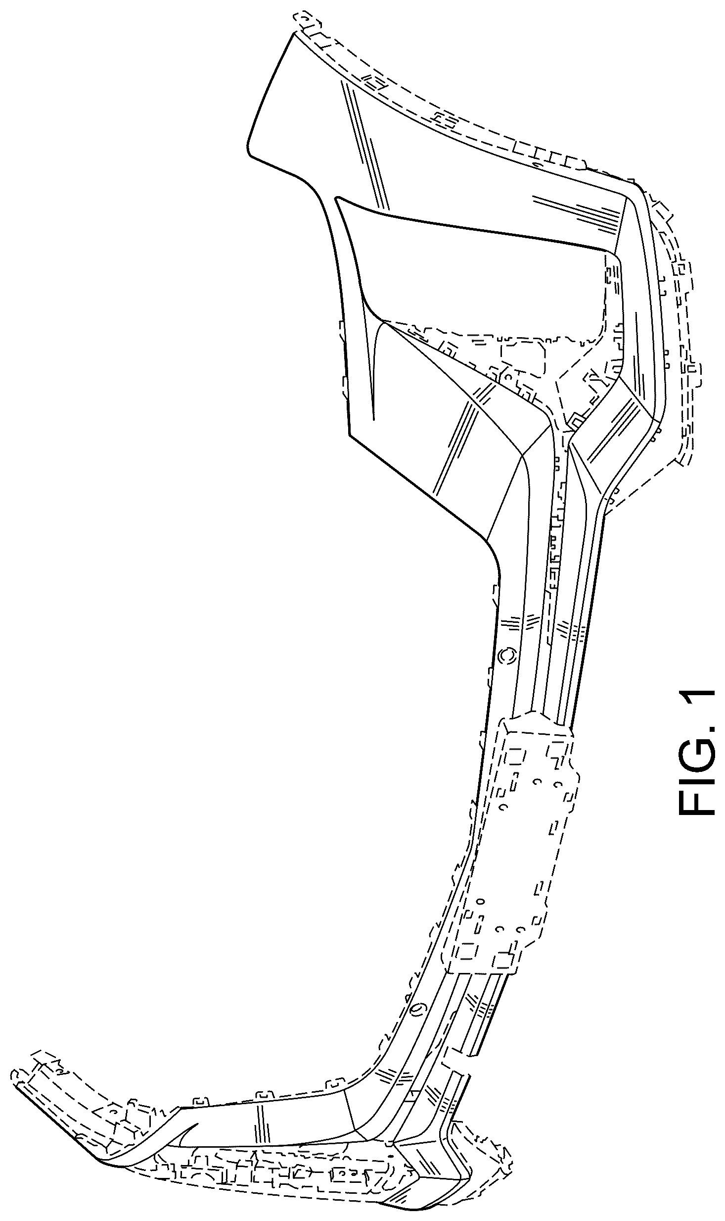 Patent USD1077697 — Vehicle front upper fascia — Figure 1