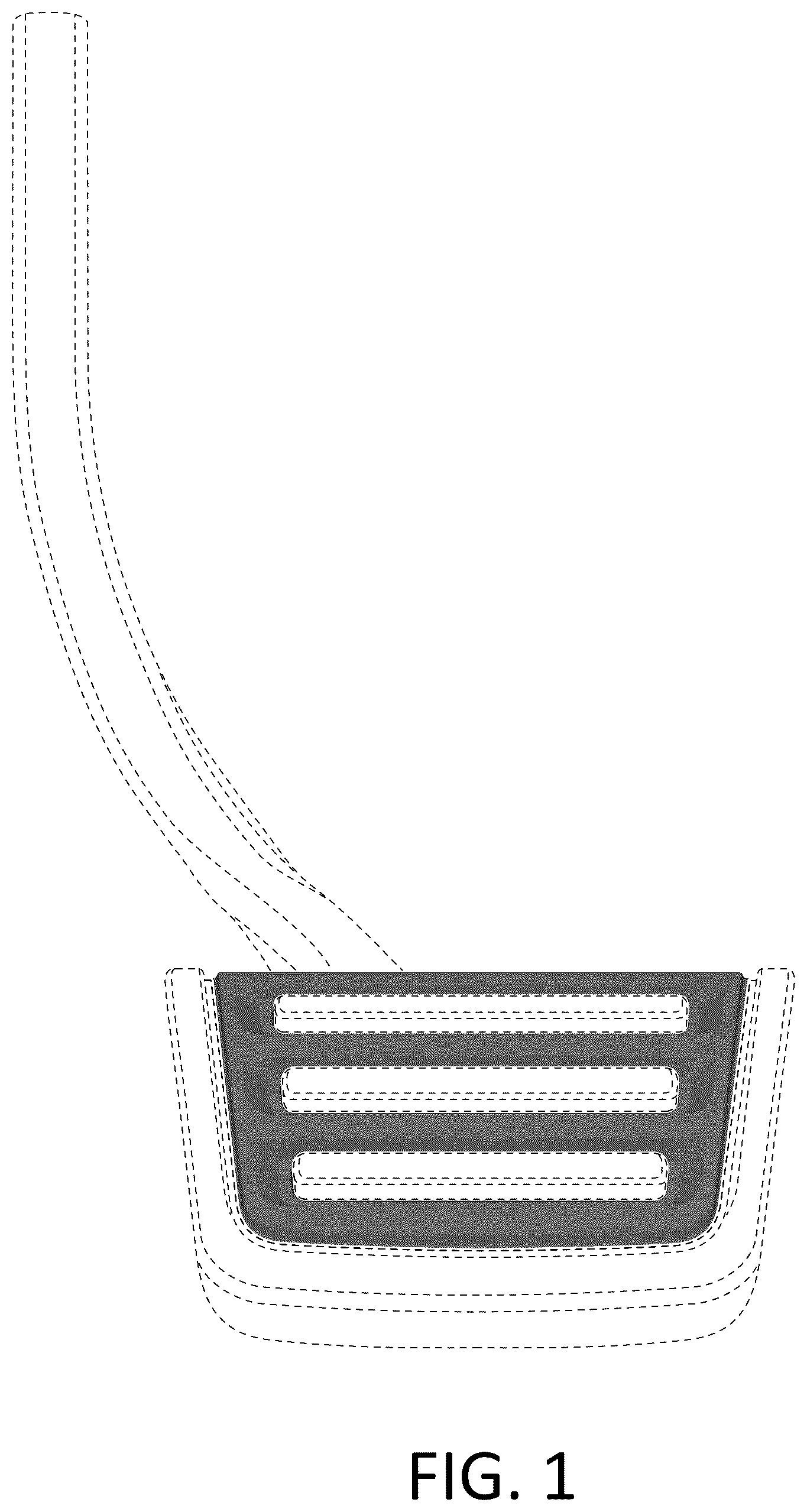 Patent USD1077698 — Vehicle pedal — Figure 1