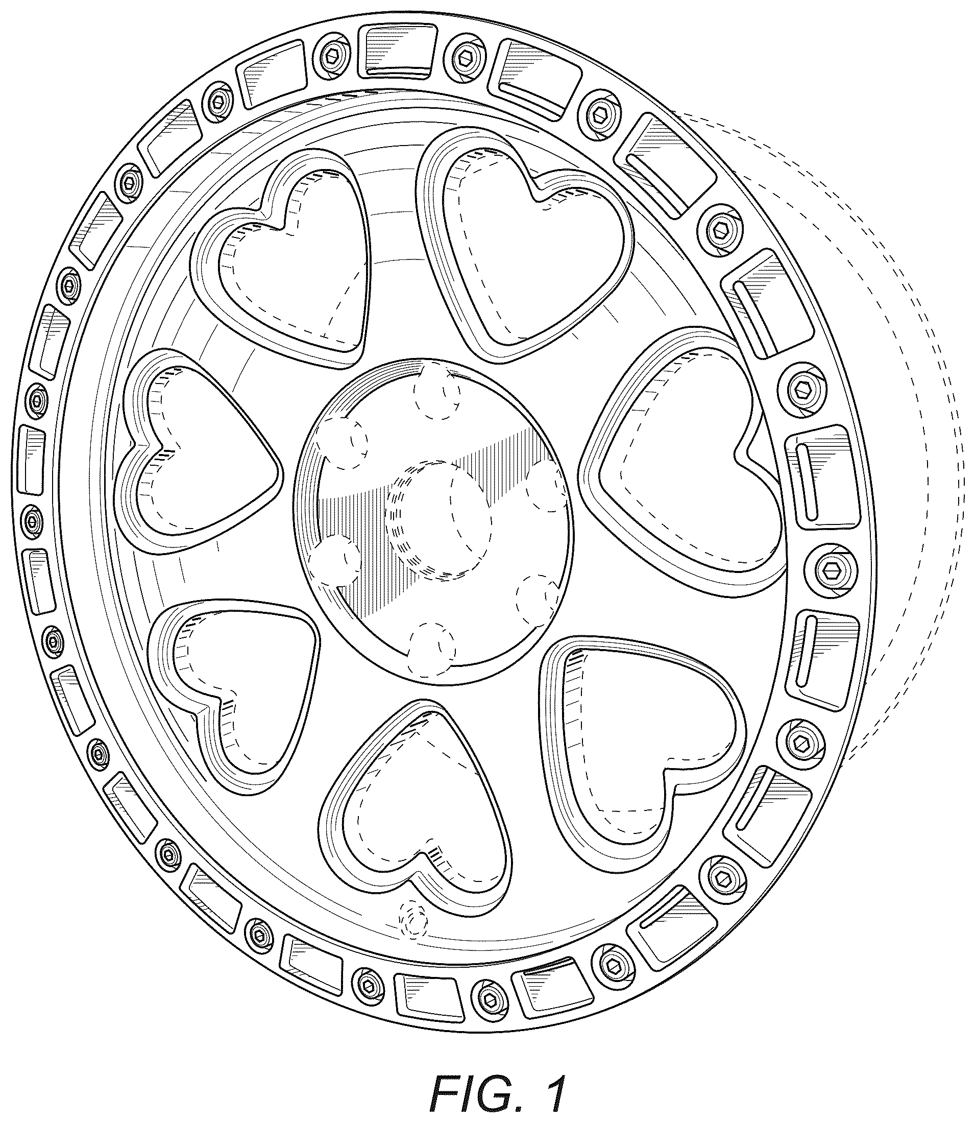 Patent USD1077706 — Wheel — Figure 1