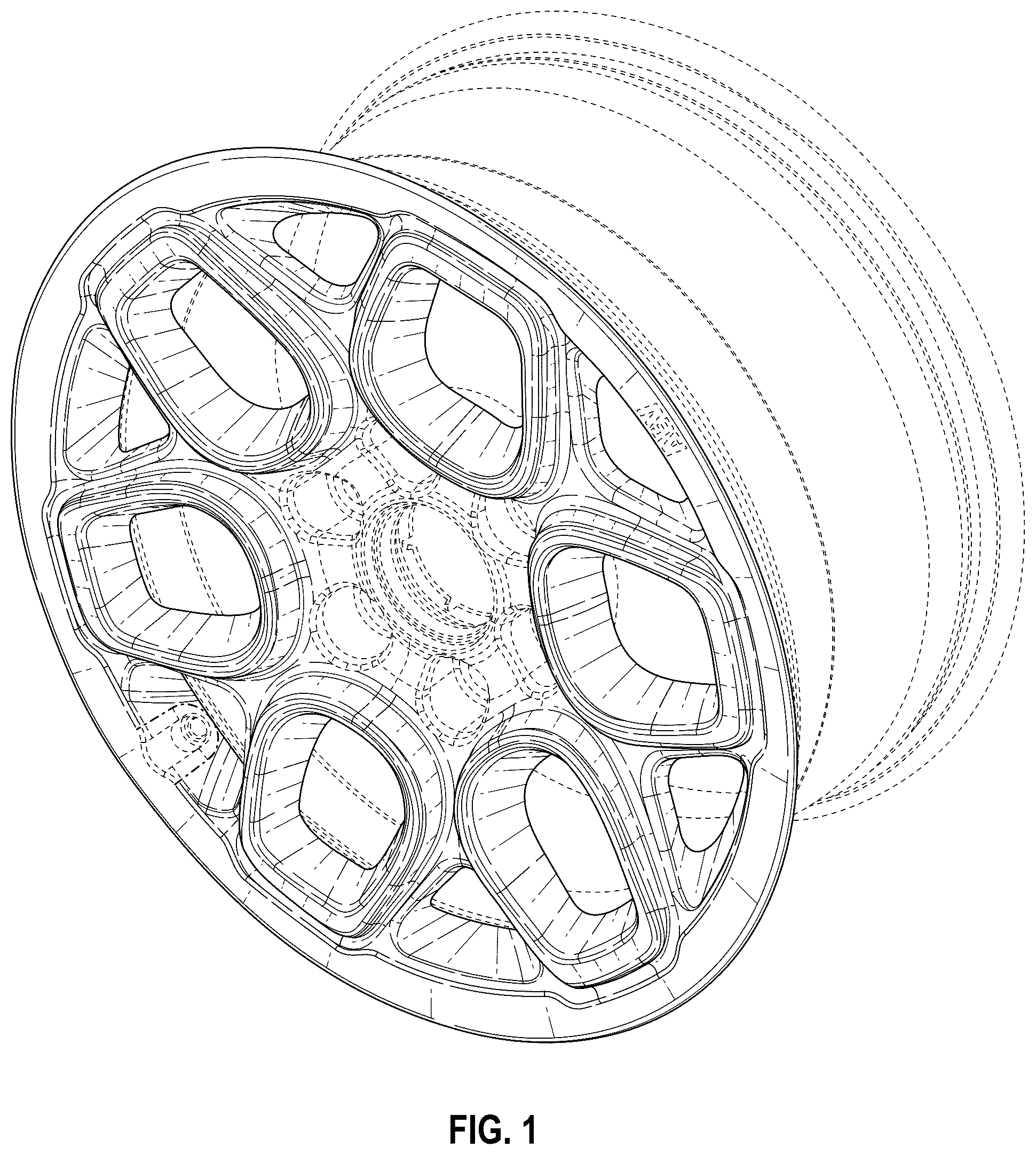 Patent USD1077709 — Wheel — Figure 1