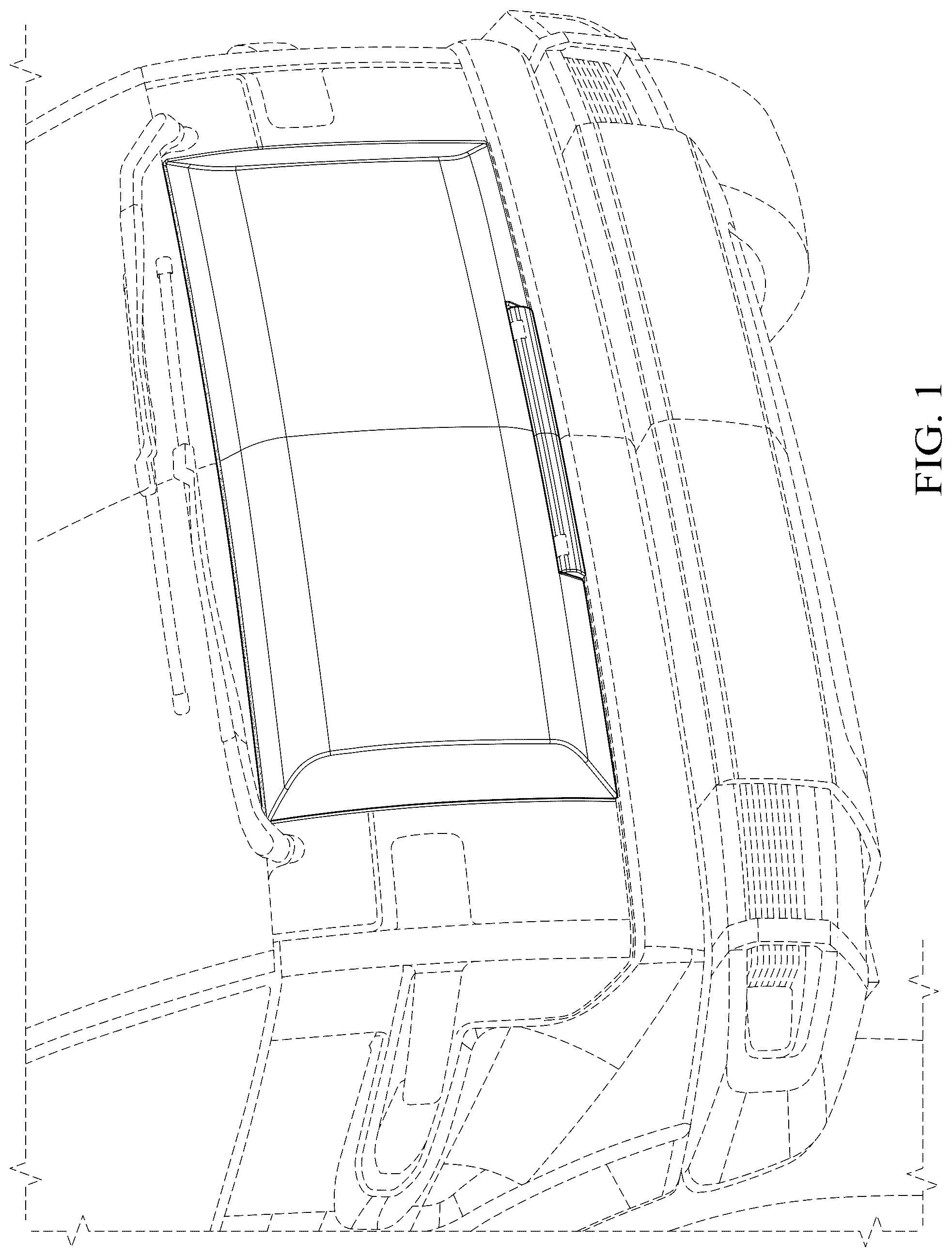 Patent USD1077710 — Frunk cover with slide-out workspace panels — Figure 1