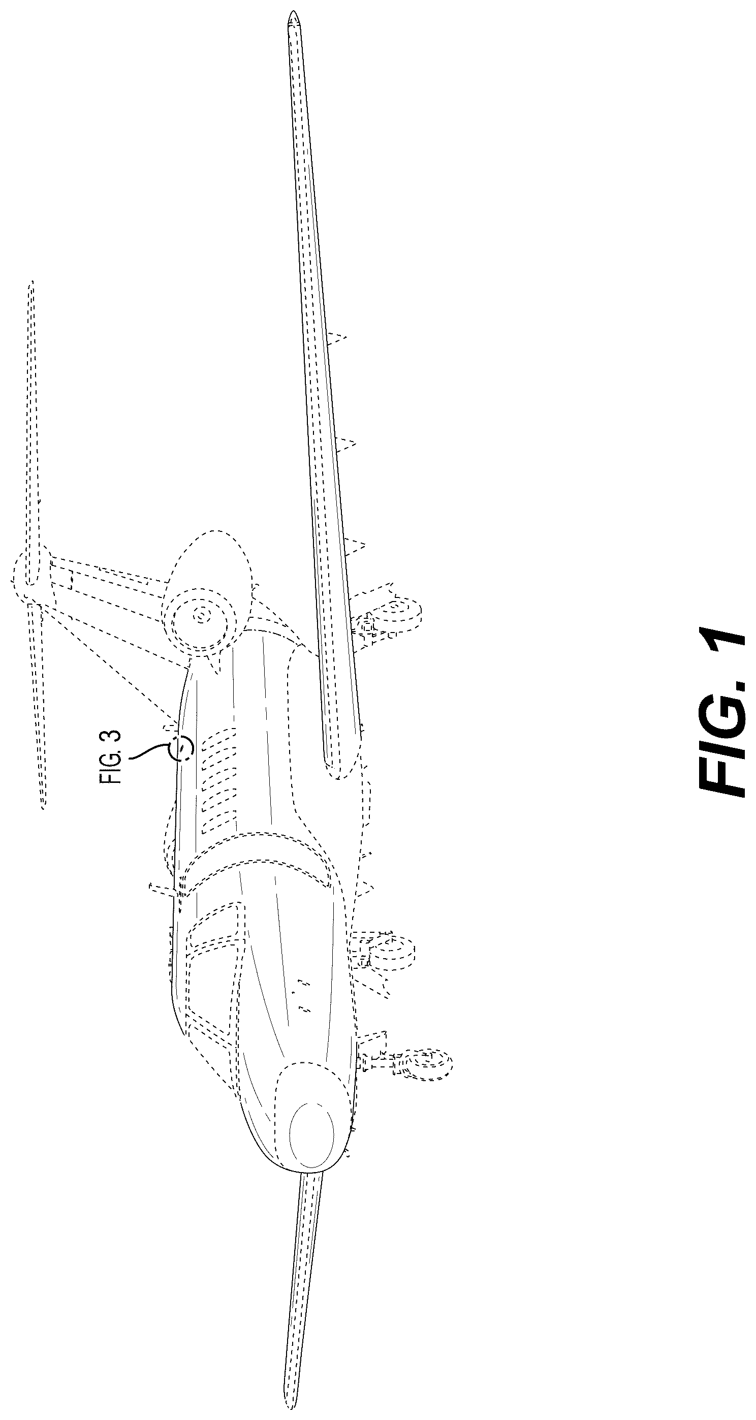 Patent USD1077713 Figure 1 – Aircraft with skylight